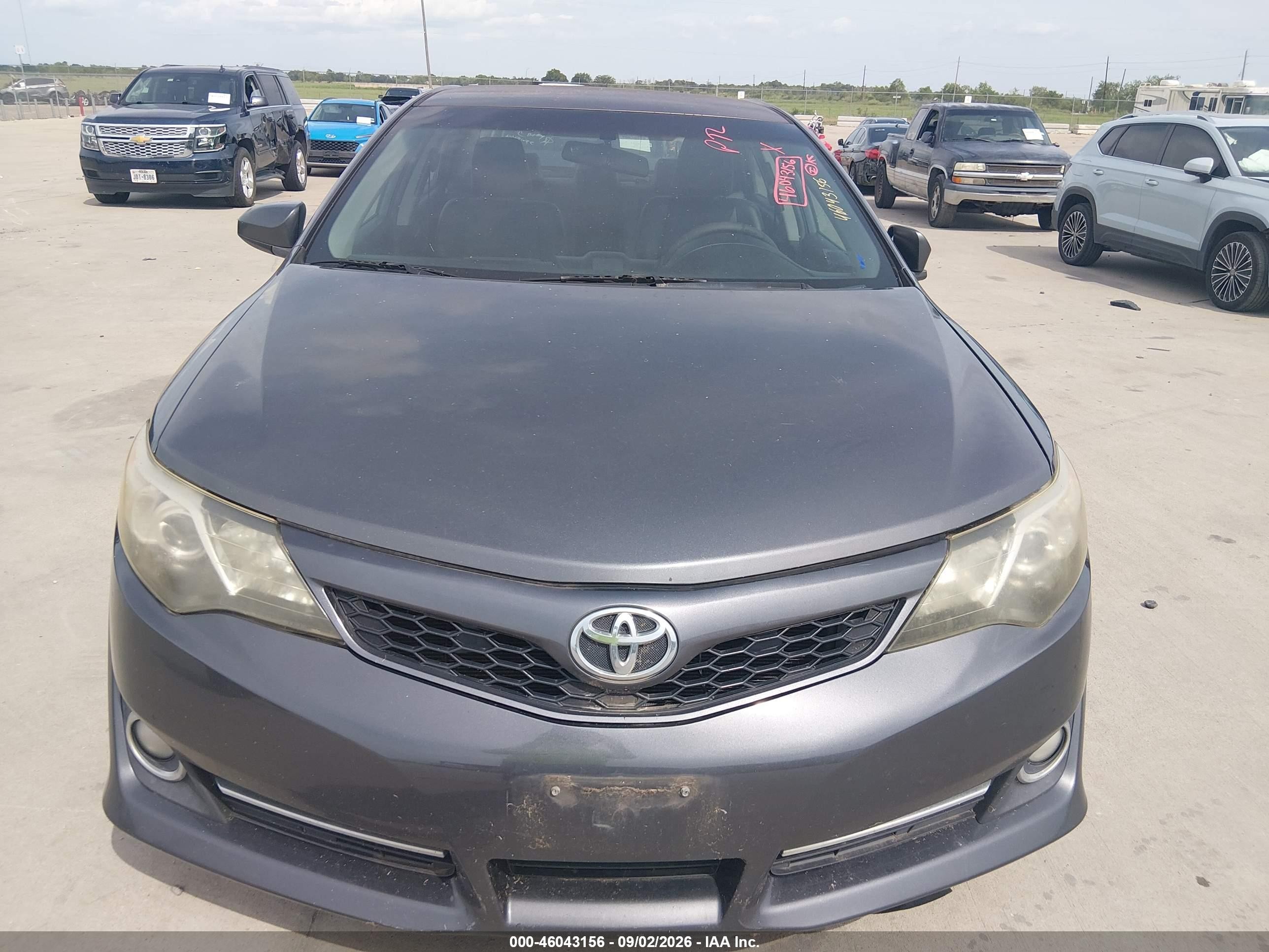 2013 Toyota Camry Se Gray vin: 4T1BF1FK5DU286380