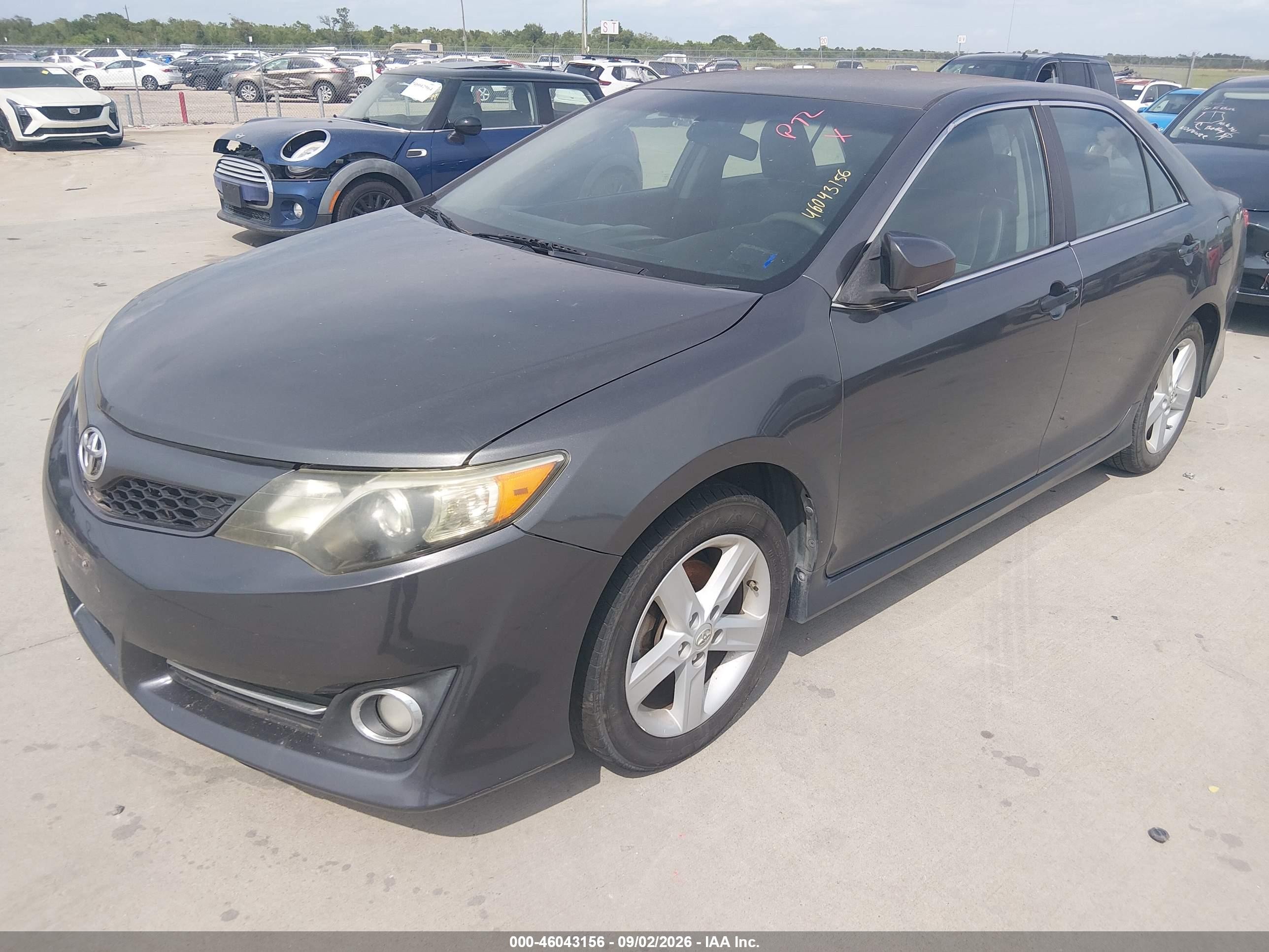 2013 Toyota Camry Se Gray vin: 4T1BF1FK5DU286380