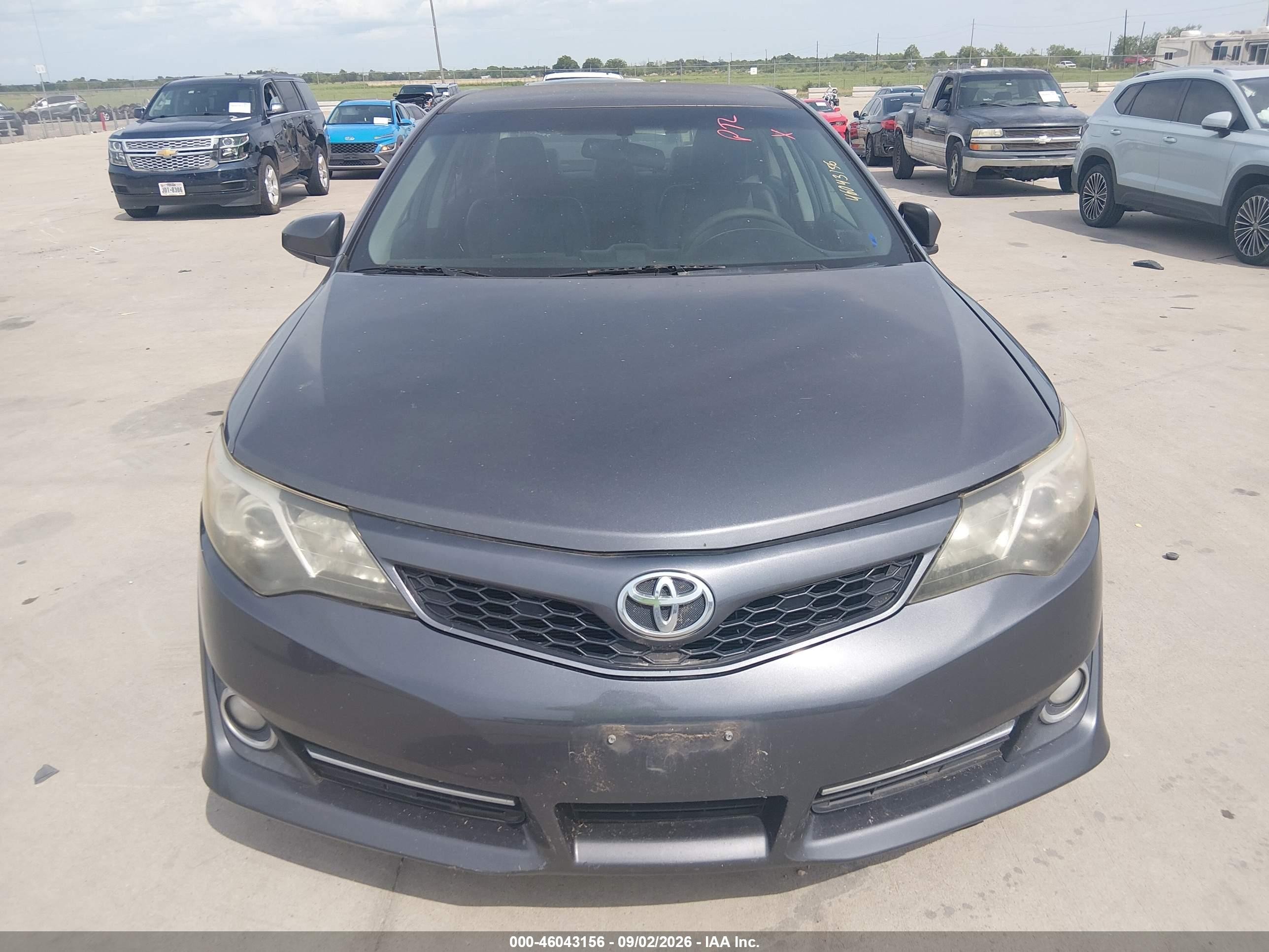 2013 Toyota Camry Se Gray vin: 4T1BF1FK5DU286380