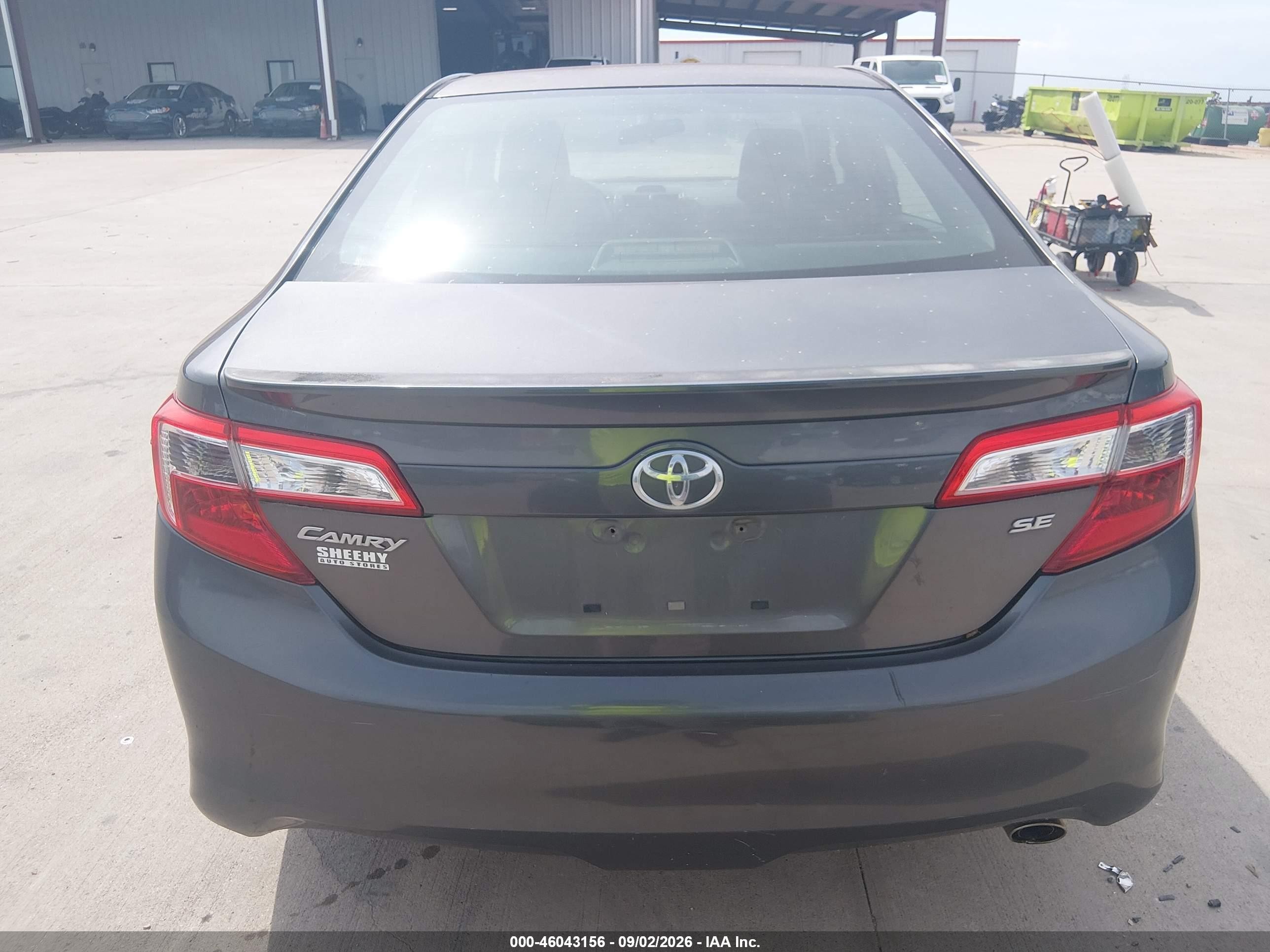 2013 Toyota Camry Se Gray vin: 4T1BF1FK5DU286380