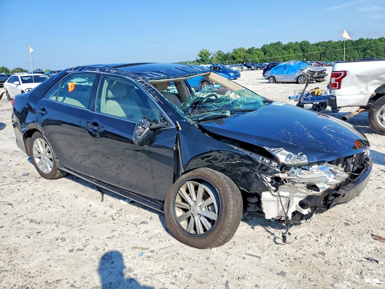 2013 Toyota Camry Xle Black vin: 4T1BF1FK5DU296388