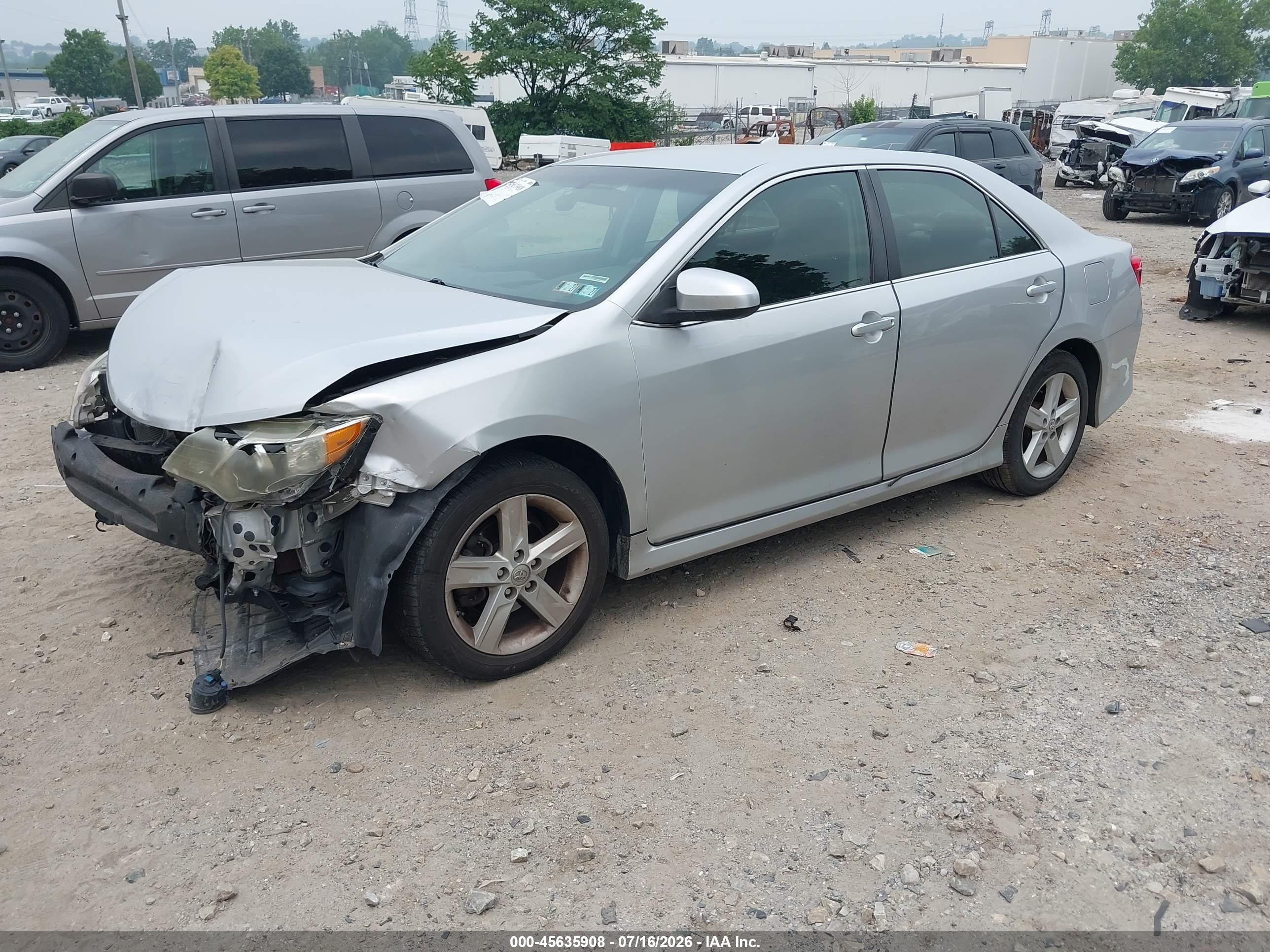 2013 Toyota Camry Se Silver vin: 4T1BF1FK5DU297444