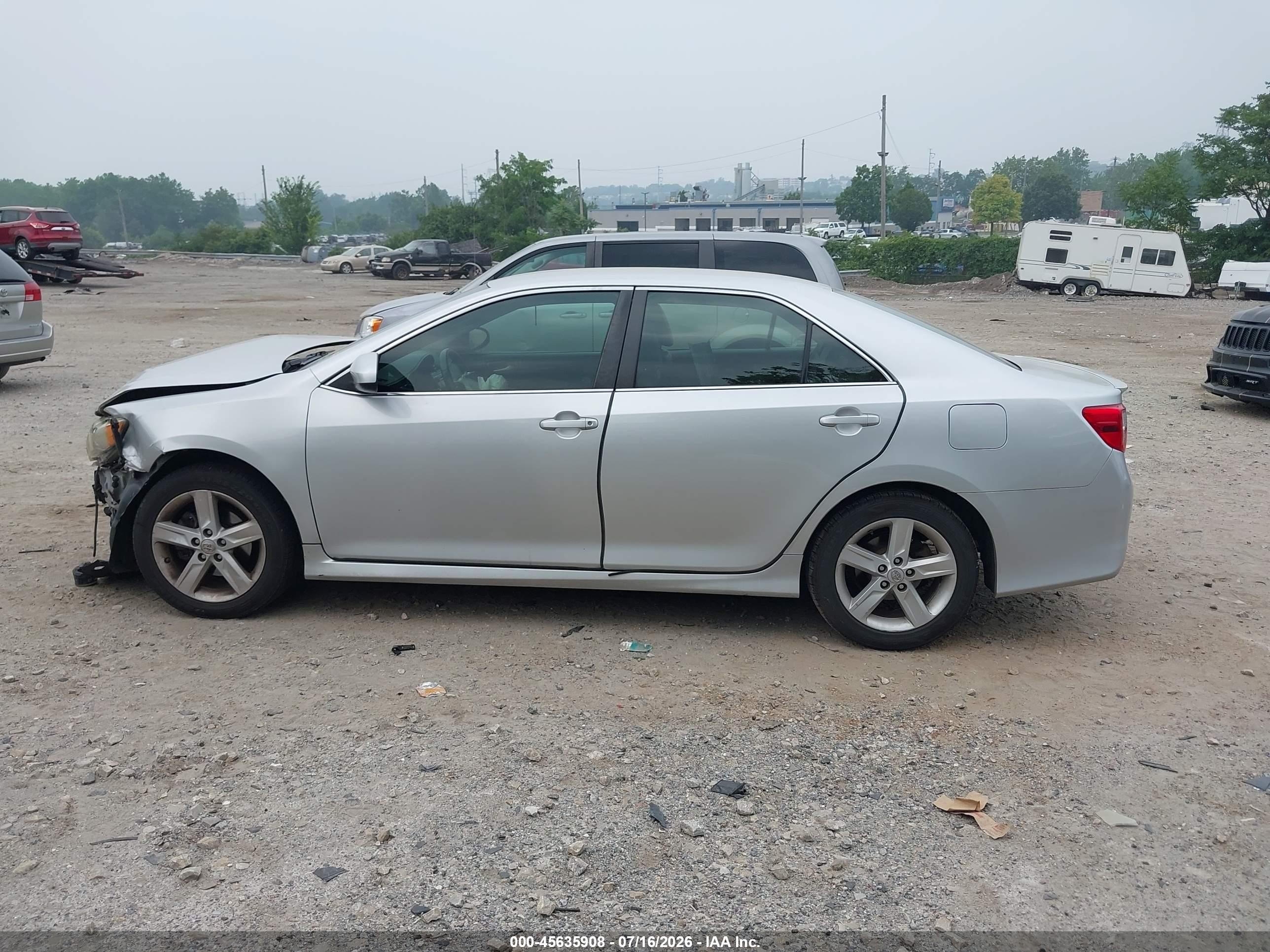 2013 Toyota Camry Se Silver vin: 4T1BF1FK5DU297444
