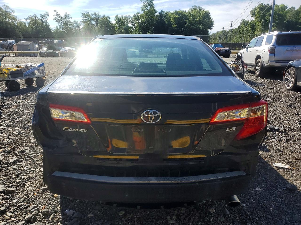 2013 Toyota Camry Se Black vin: 4T1BF1FK5DU297735