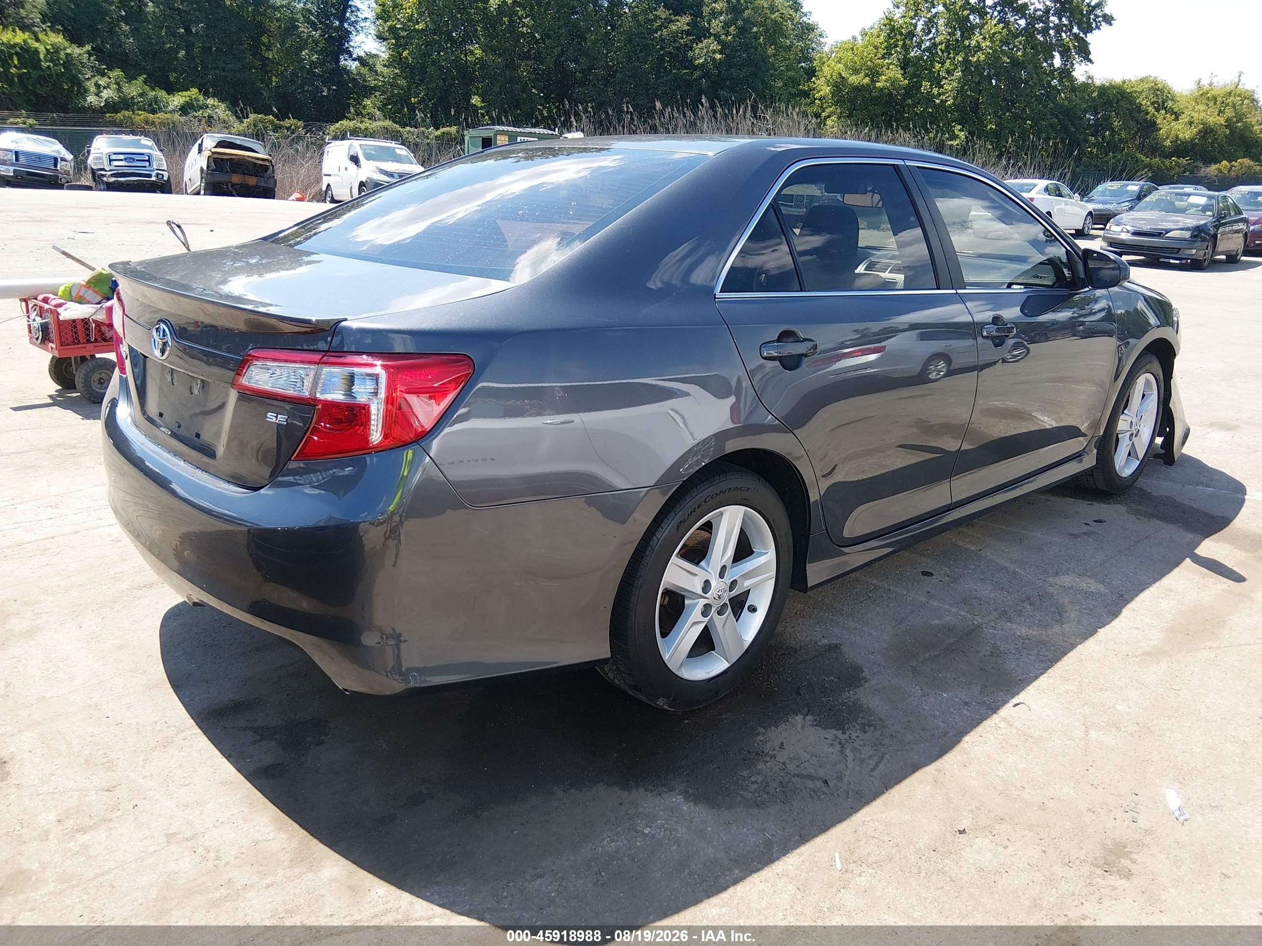2013 Toyota Camry Se Pewter vin: 4T1BF1FK5DU641371