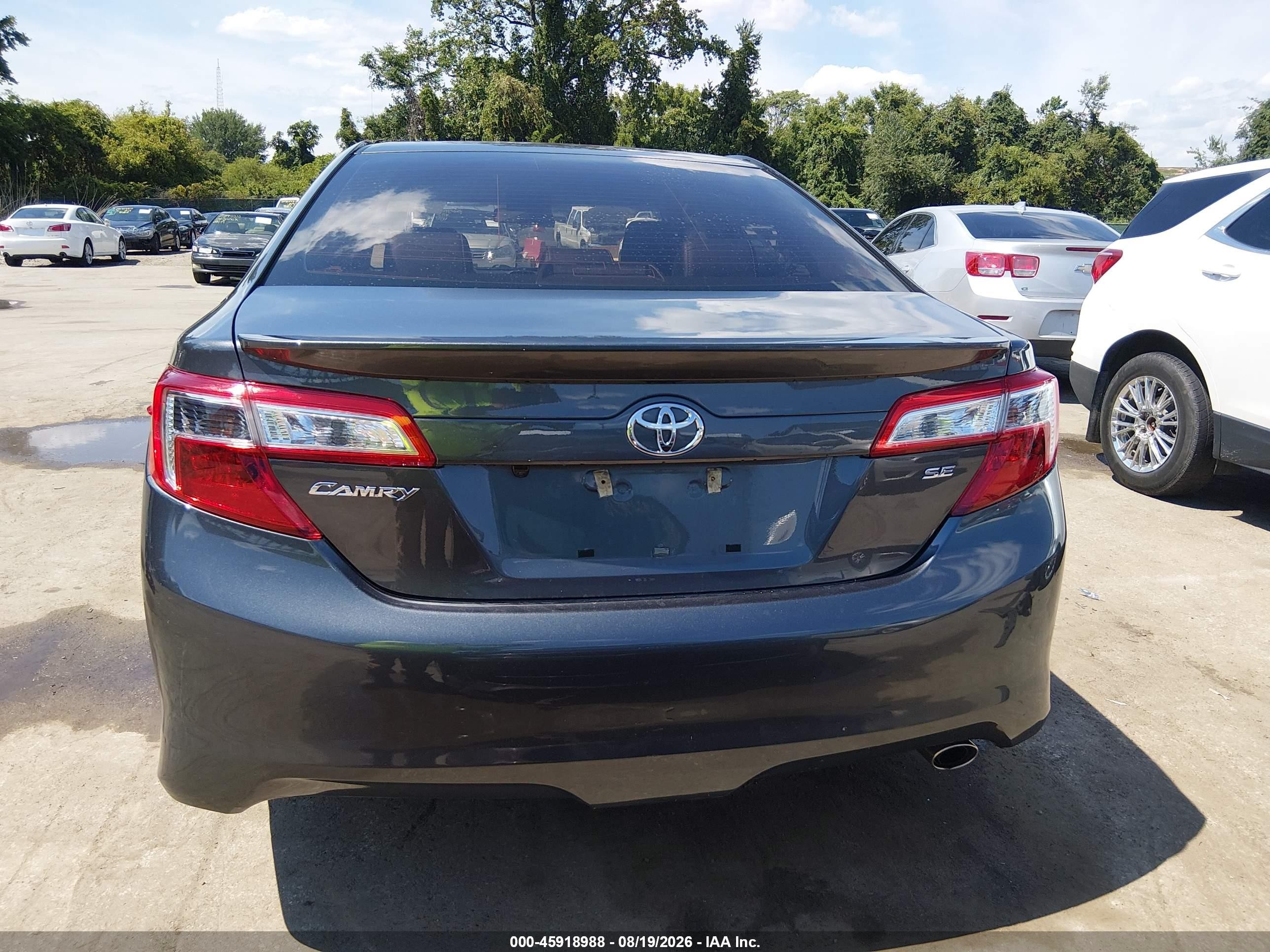 2013 Toyota Camry Se Pewter vin: 4T1BF1FK5DU641371