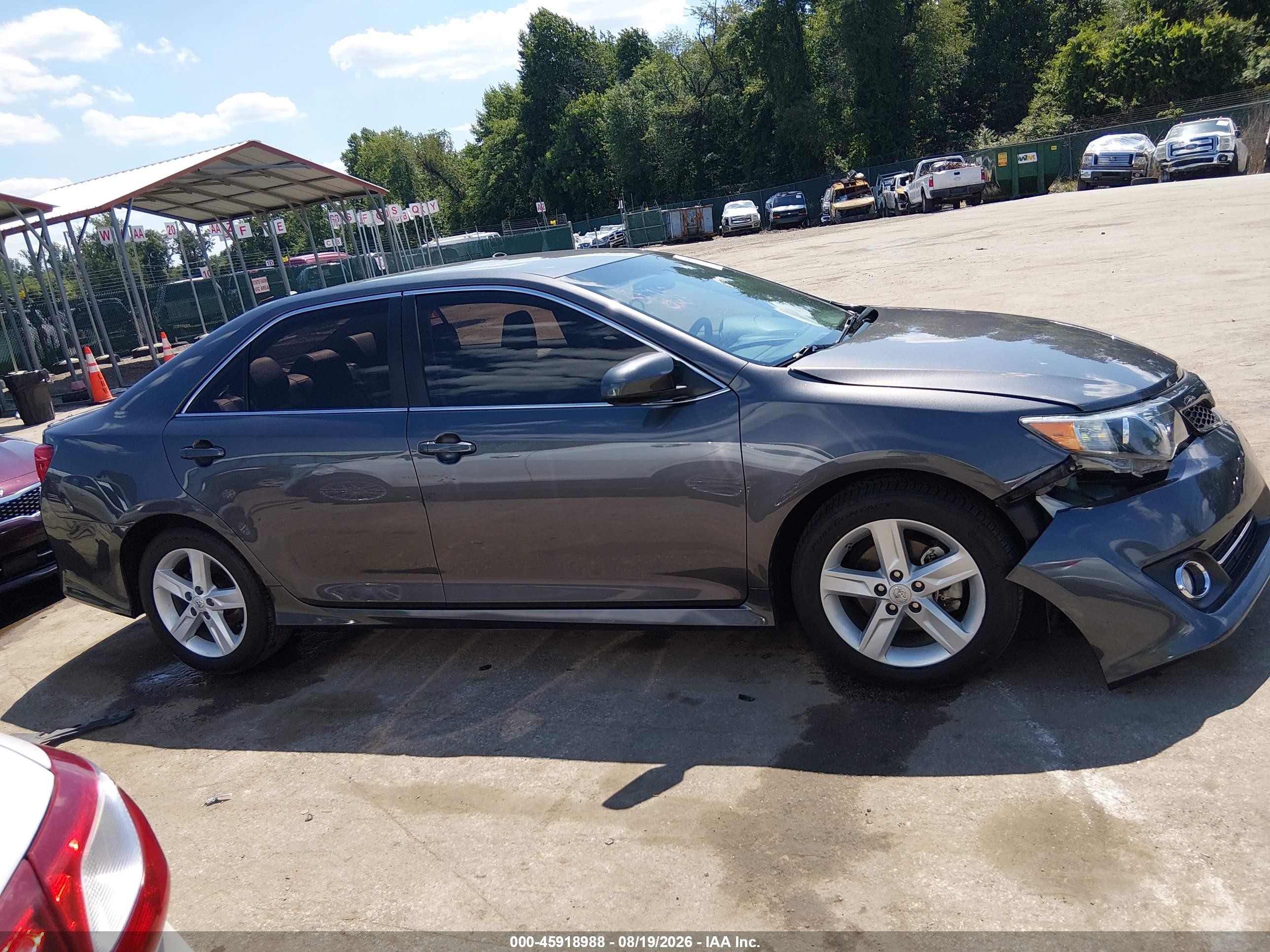 2013 Toyota Camry Se Pewter vin: 4T1BF1FK5DU641371