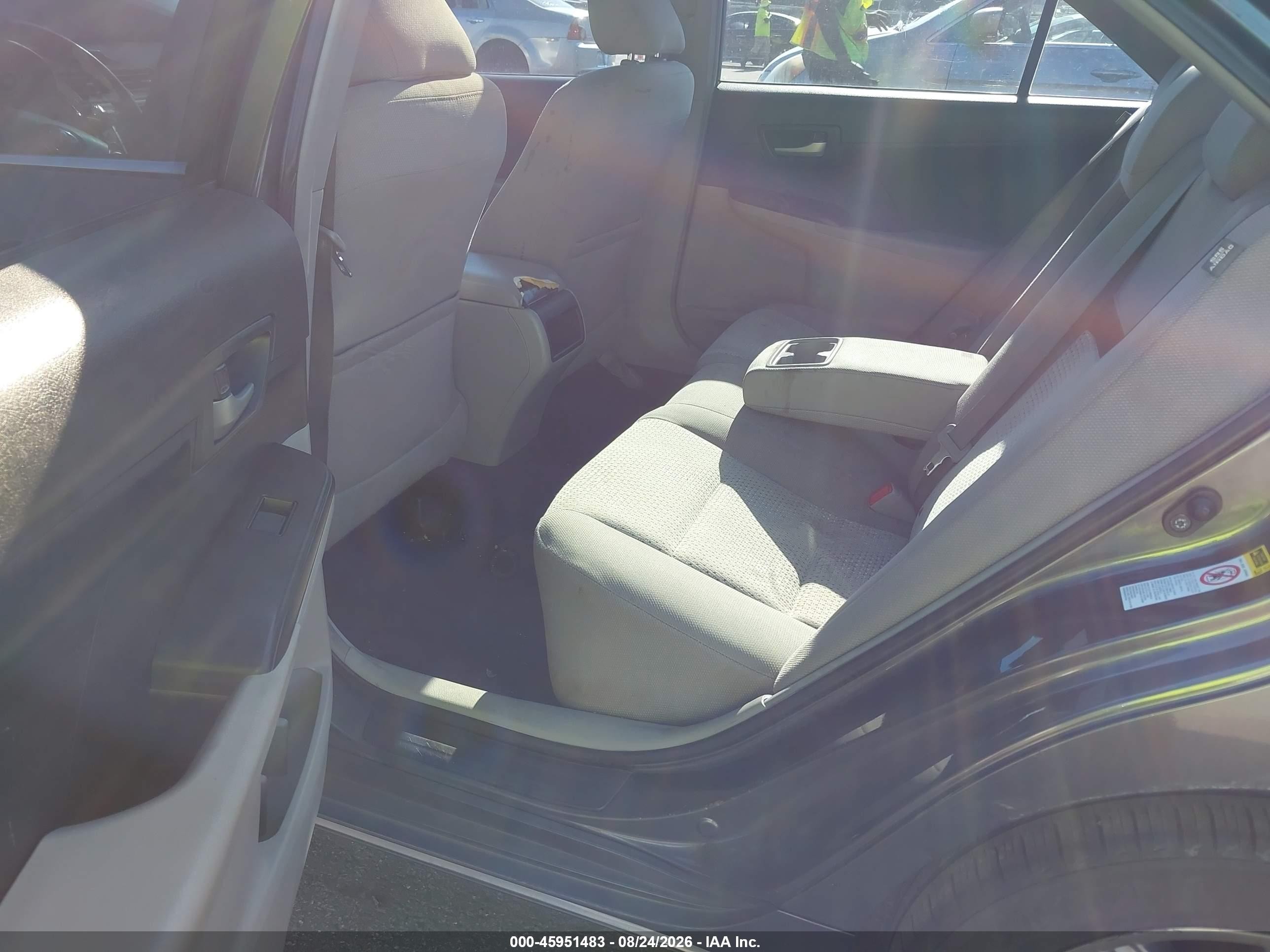 2013 Toyota Camry Le Gray vin: 4T1BF1FK5DU650264