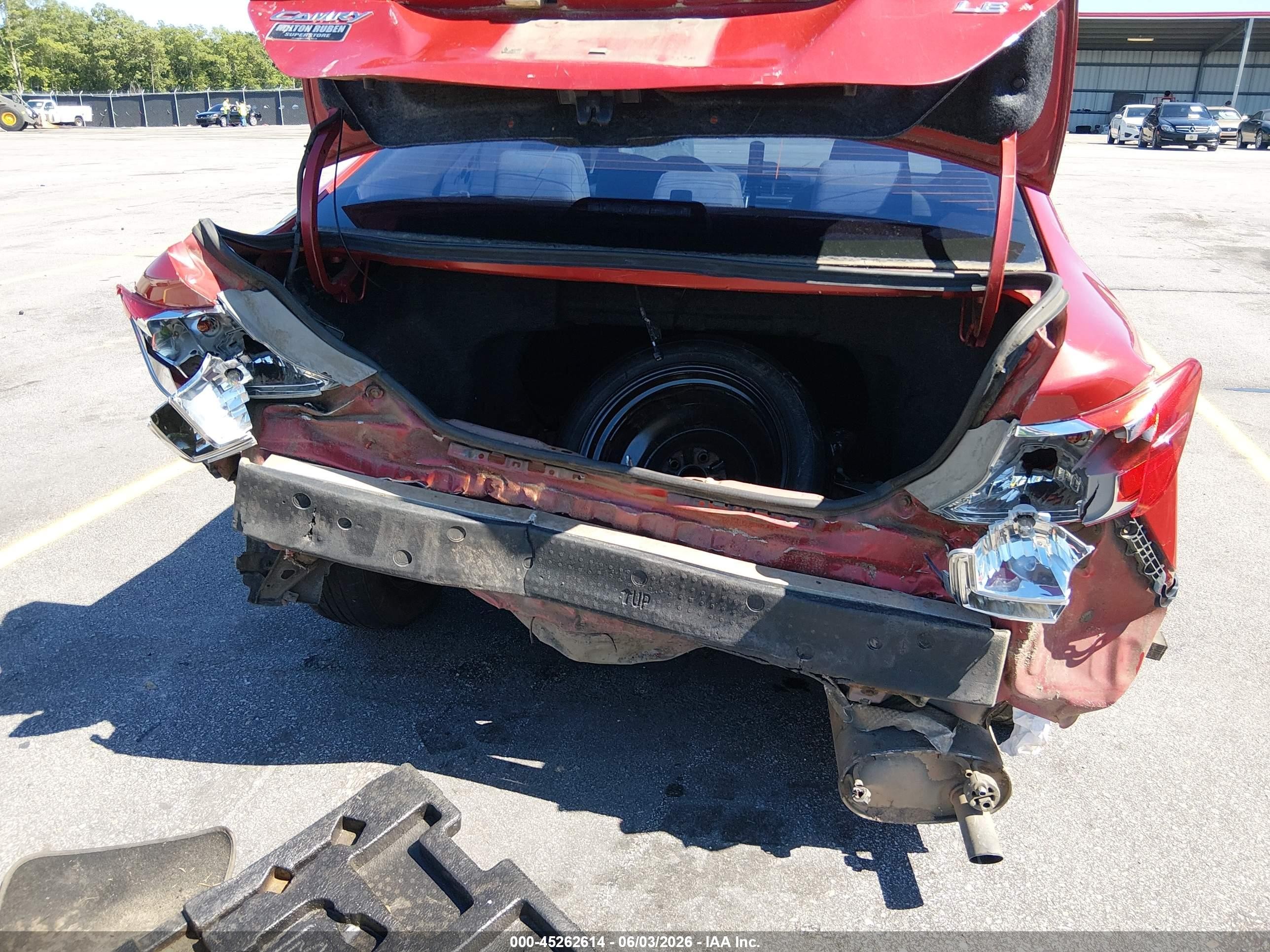 2013 Toyota Camry Le Красный vin: 4T1BF1FK5DU654430