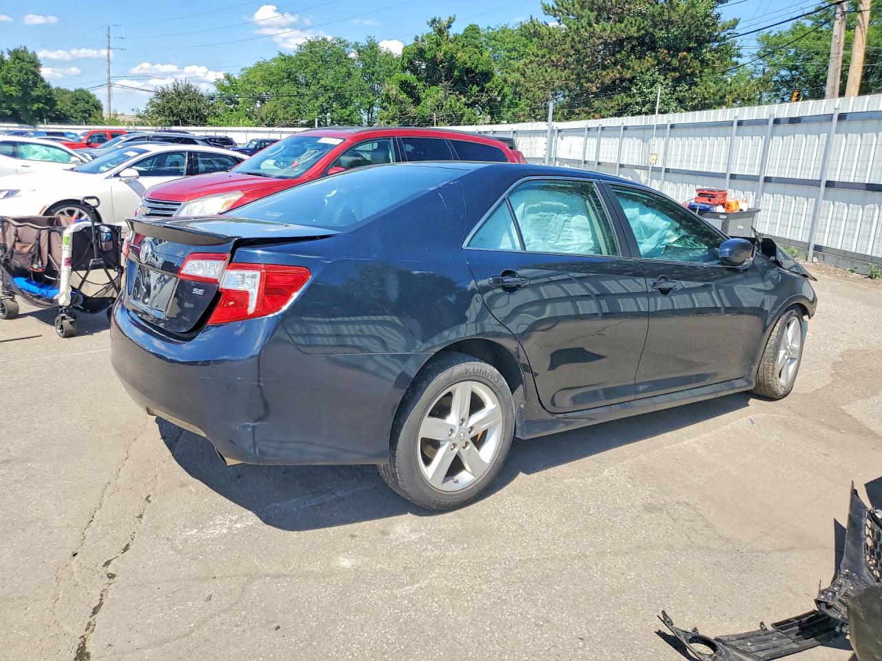 2013 Toyota Camry Se Black vin: 4T1BF1FK5DU659966