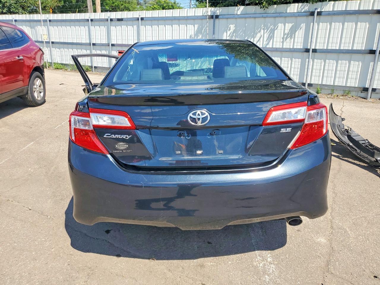 2013 Toyota Camry Se Black vin: 4T1BF1FK5DU659966