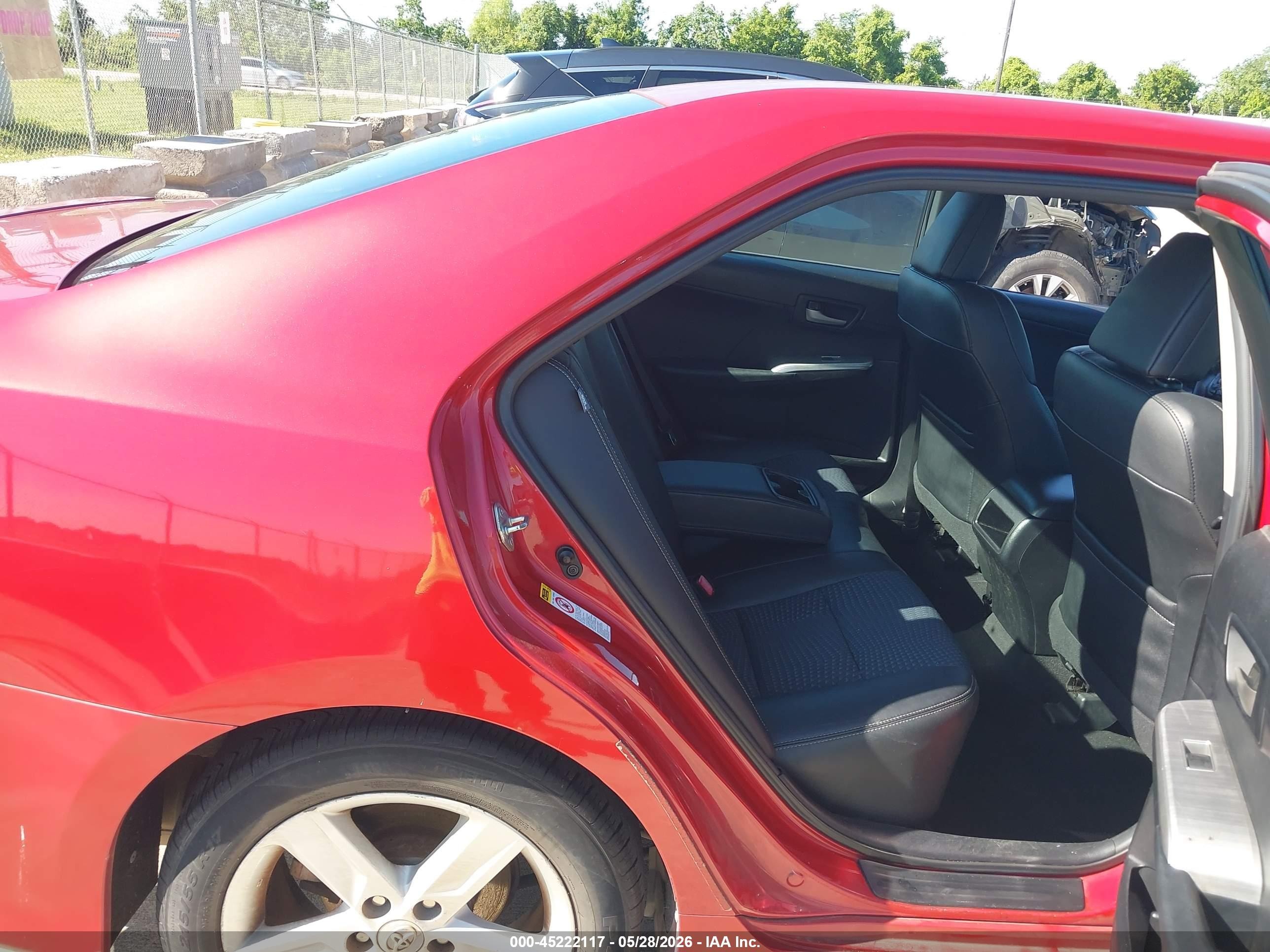 2013 Toyota Camry Se Red vin: 4T1BF1FK5DU664441