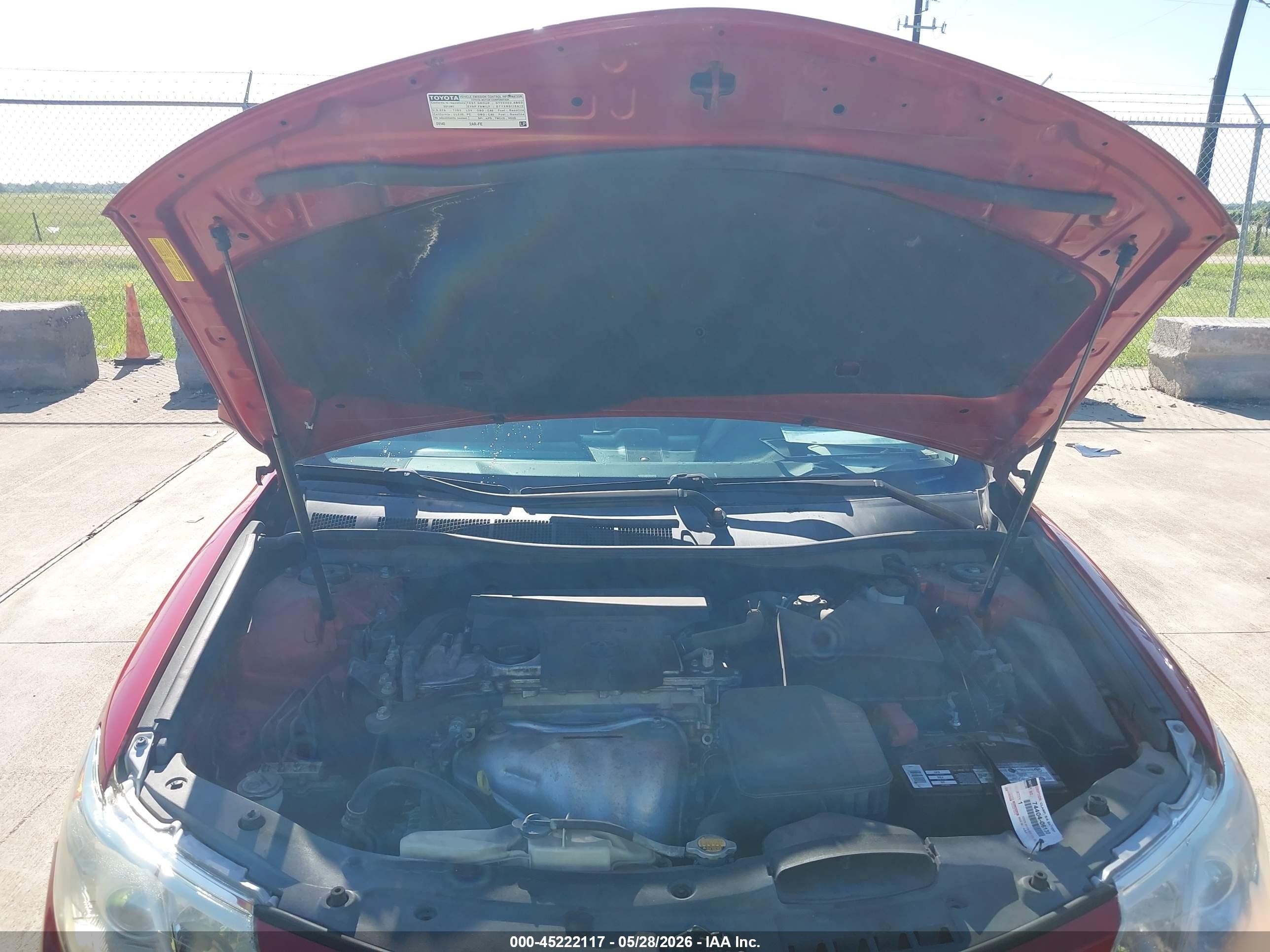 2013 Toyota Camry Se Red vin: 4T1BF1FK5DU664441