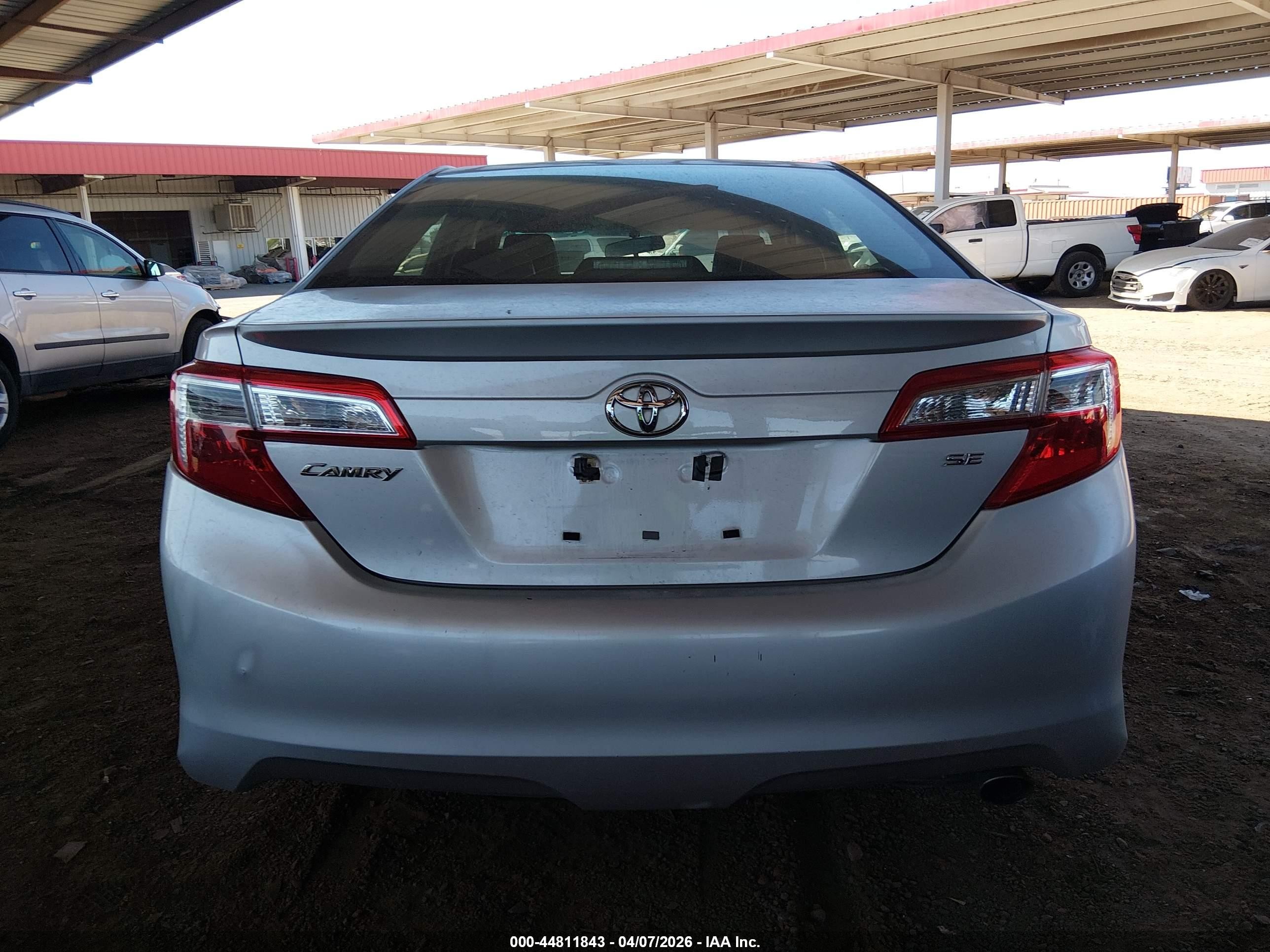 2013 Toyota Camry Se Silver vin: 4T1BF1FK5DU669932