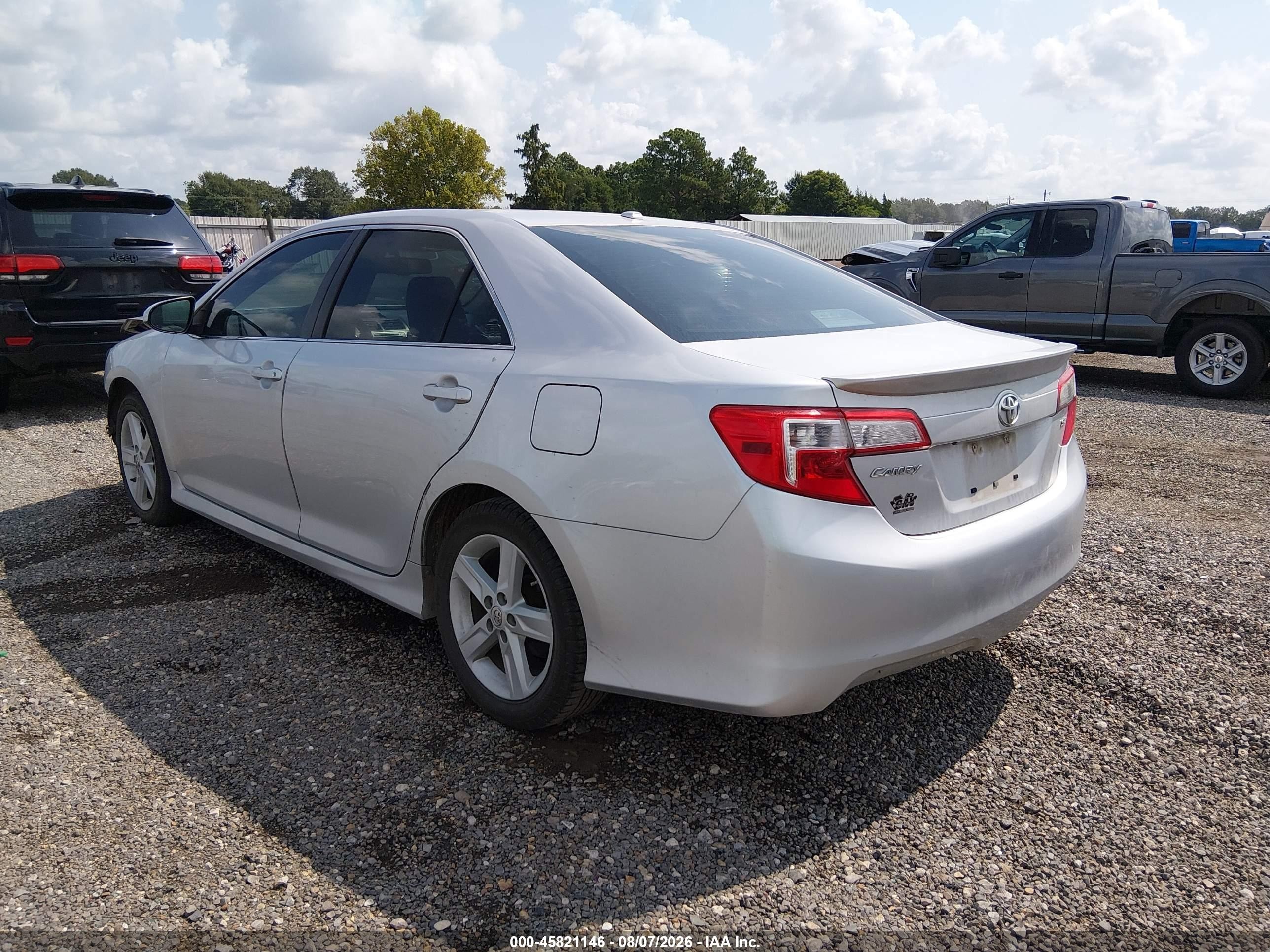 2013 Toyota Camry Se Silver vin: 4T1BF1FK5DU673785