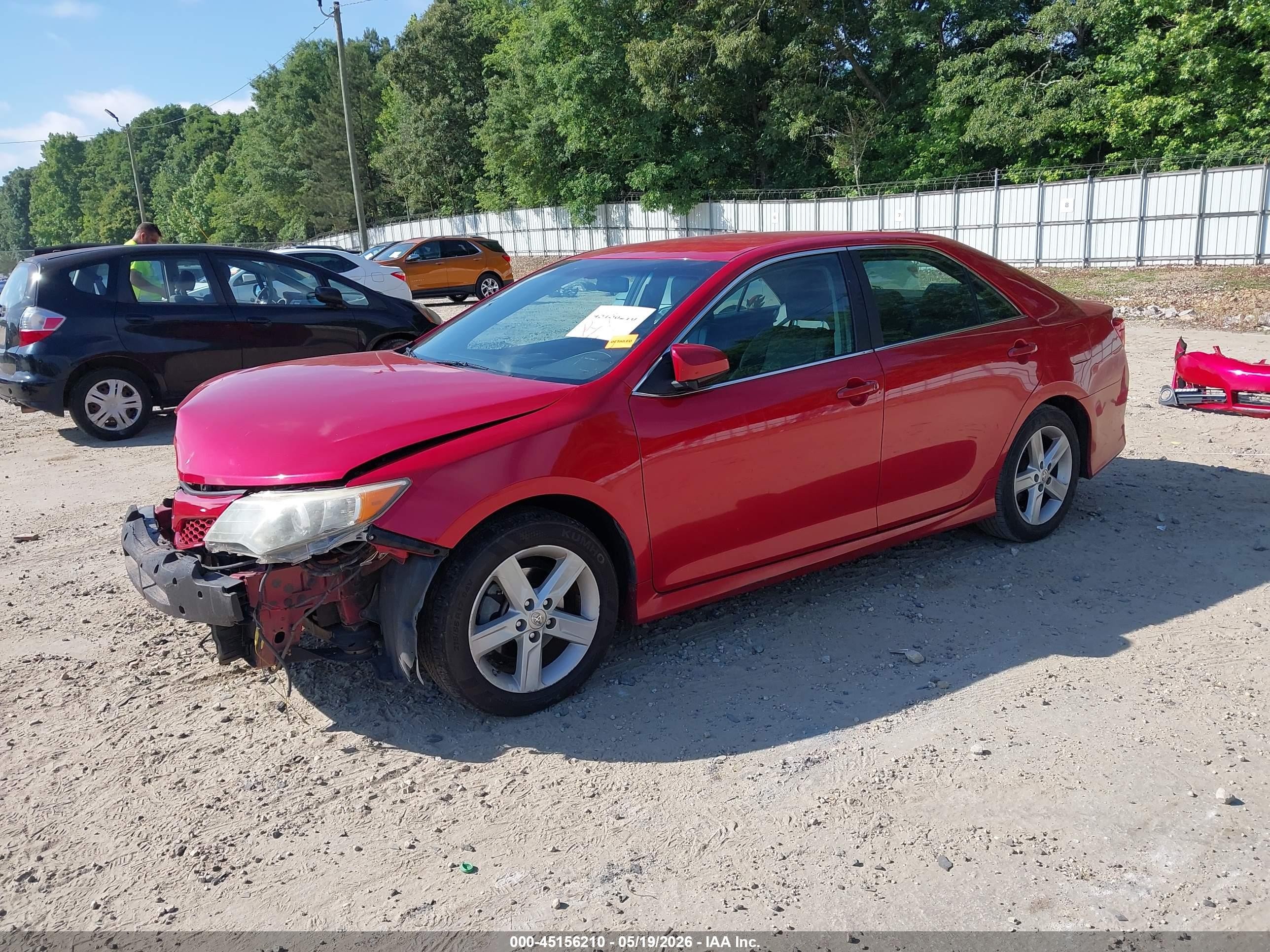 2013 Toyota Camry Se Красный vin: 4T1BF1FK5DU674208