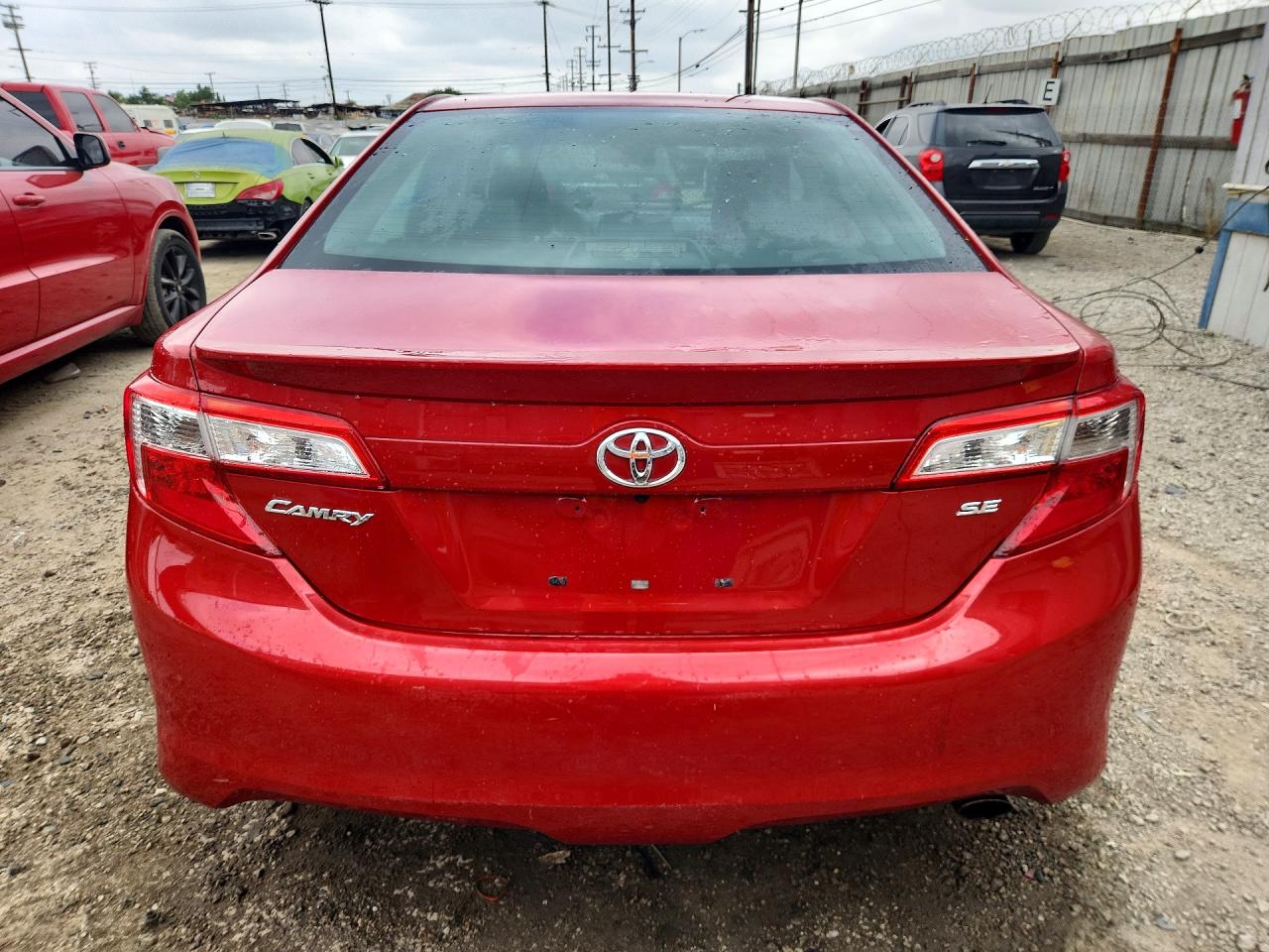 2013 Toyota Camry Se Red vin: 4T1BF1FK5DU676329