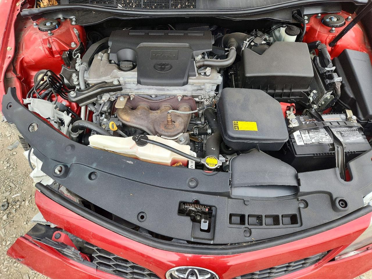 2013 Toyota Camry Se Red vin: 4T1BF1FK5DU676329