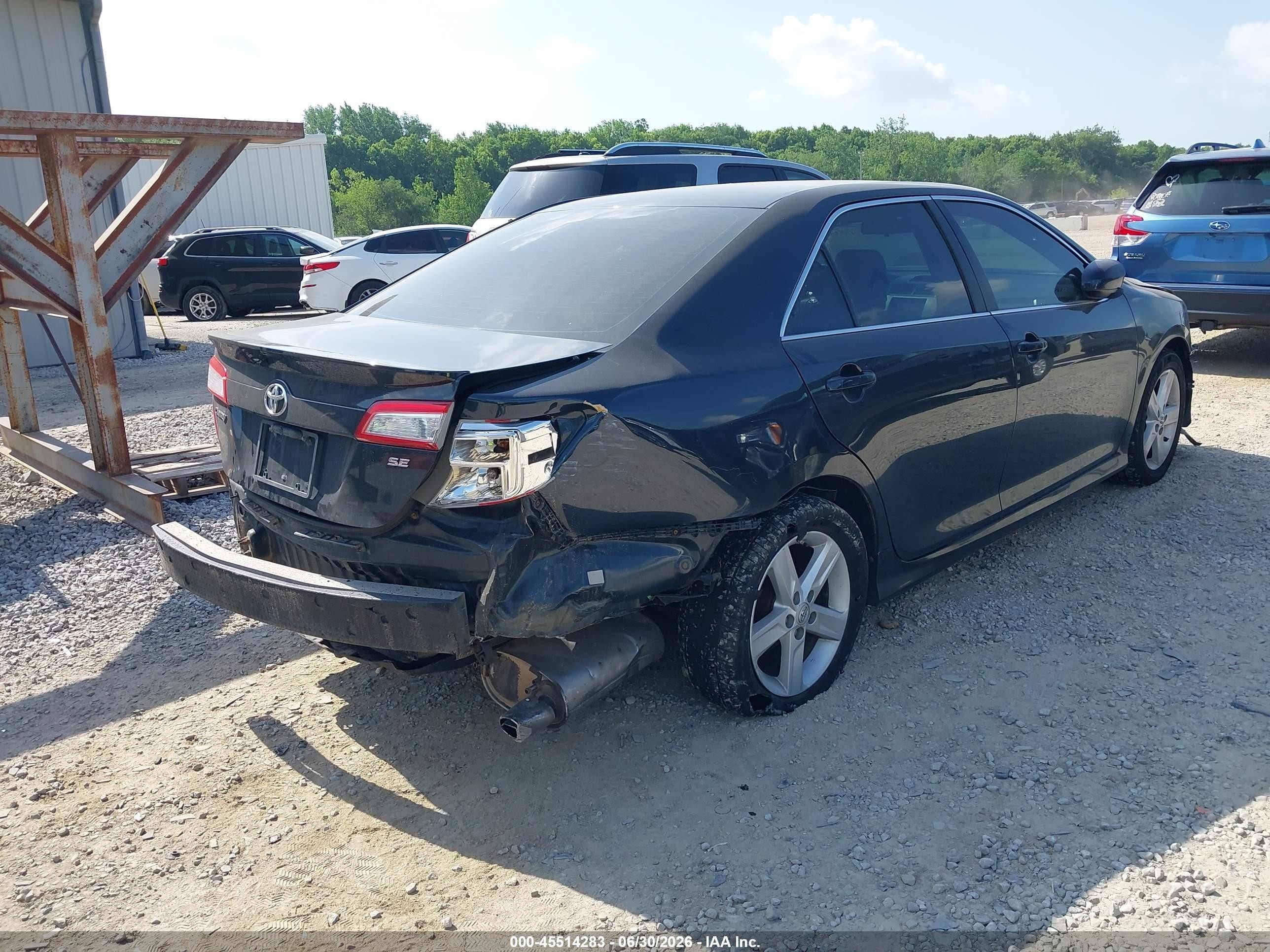 2013 Toyota Camry Se Dark Blue vin: 4T1BF1FK5DU688643