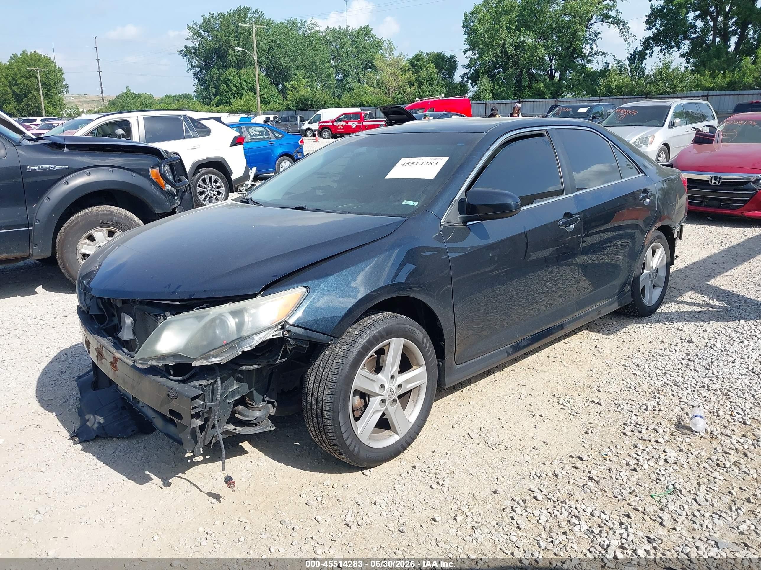 2013 Toyota Camry Se Dark Blue vin: 4T1BF1FK5DU688643