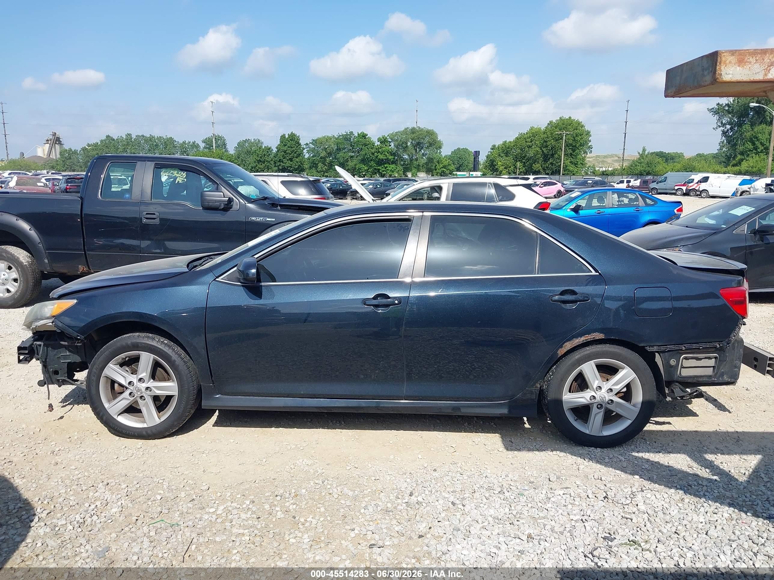 2013 Toyota Camry Se Dark Blue vin: 4T1BF1FK5DU688643