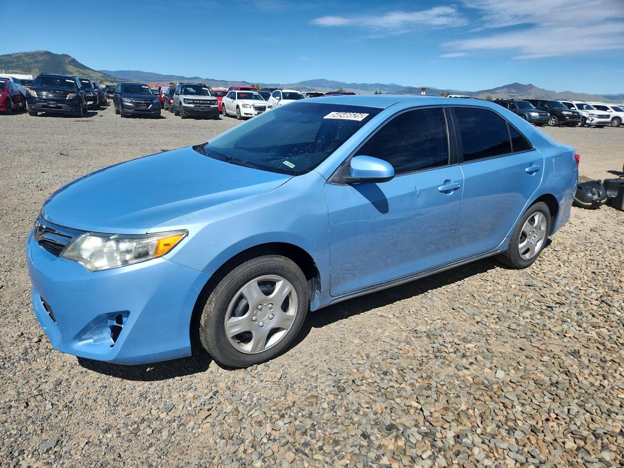 2013 Toyota Camry Le Blue vin: 4T1BF1FK5DU693552 Damage: Left Front Door, Dent(S) W/ Paint Dmg, 4 To 5 Inches