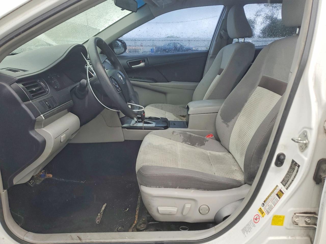 2013 Toyota Camry Le White vin: 4T1BF1FK5DU698606