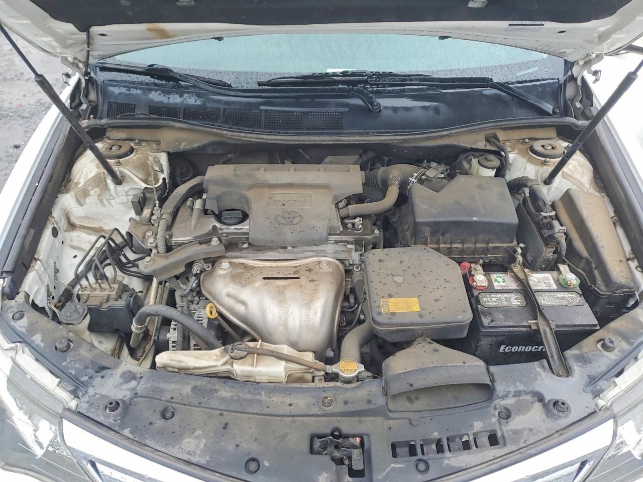 2013 Toyota Camry Le White vin: 4T1BF1FK5DU698606