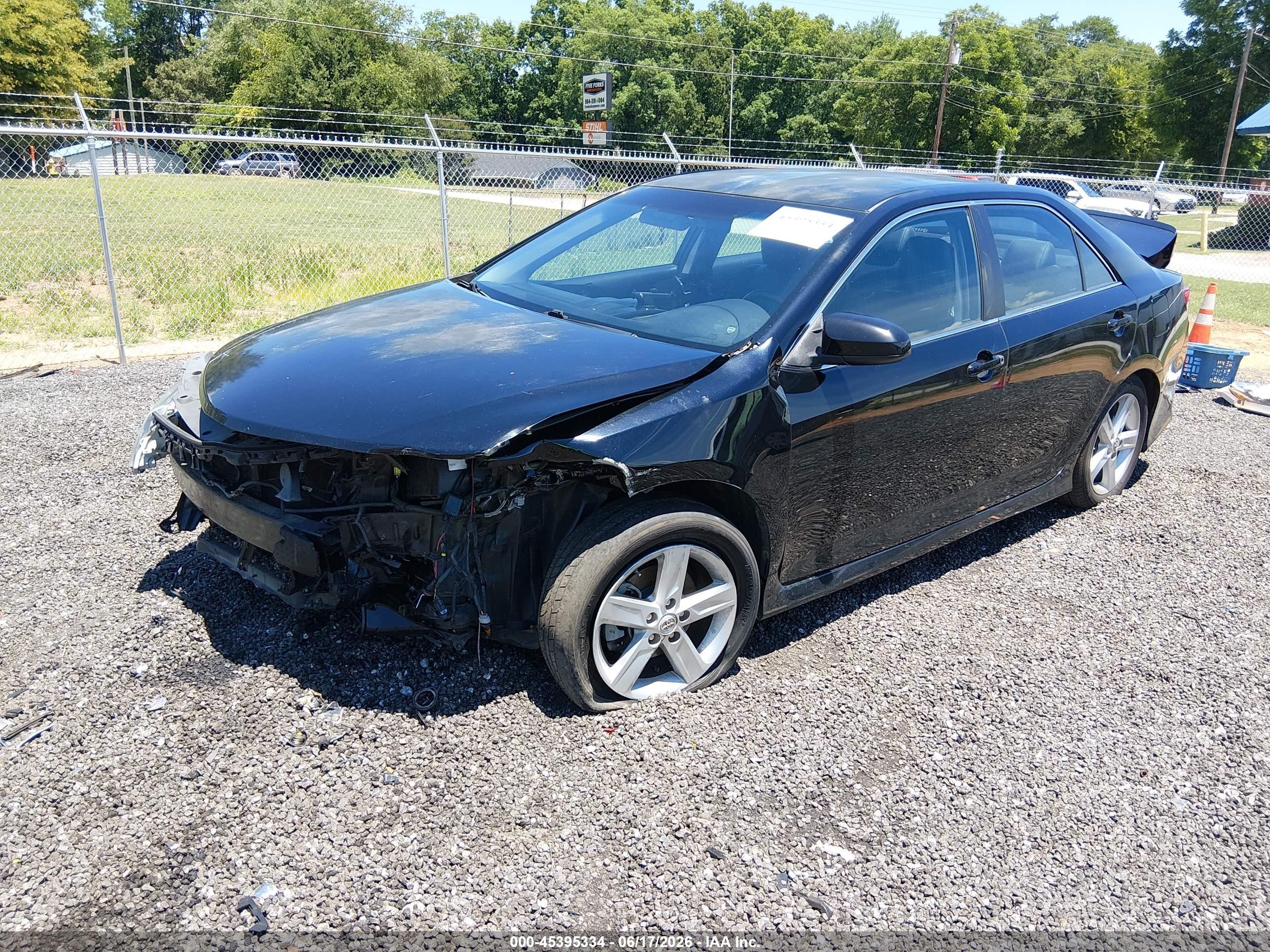 2013 Toyota Camry Se Black vin: 4T1BF1FK5DU701875