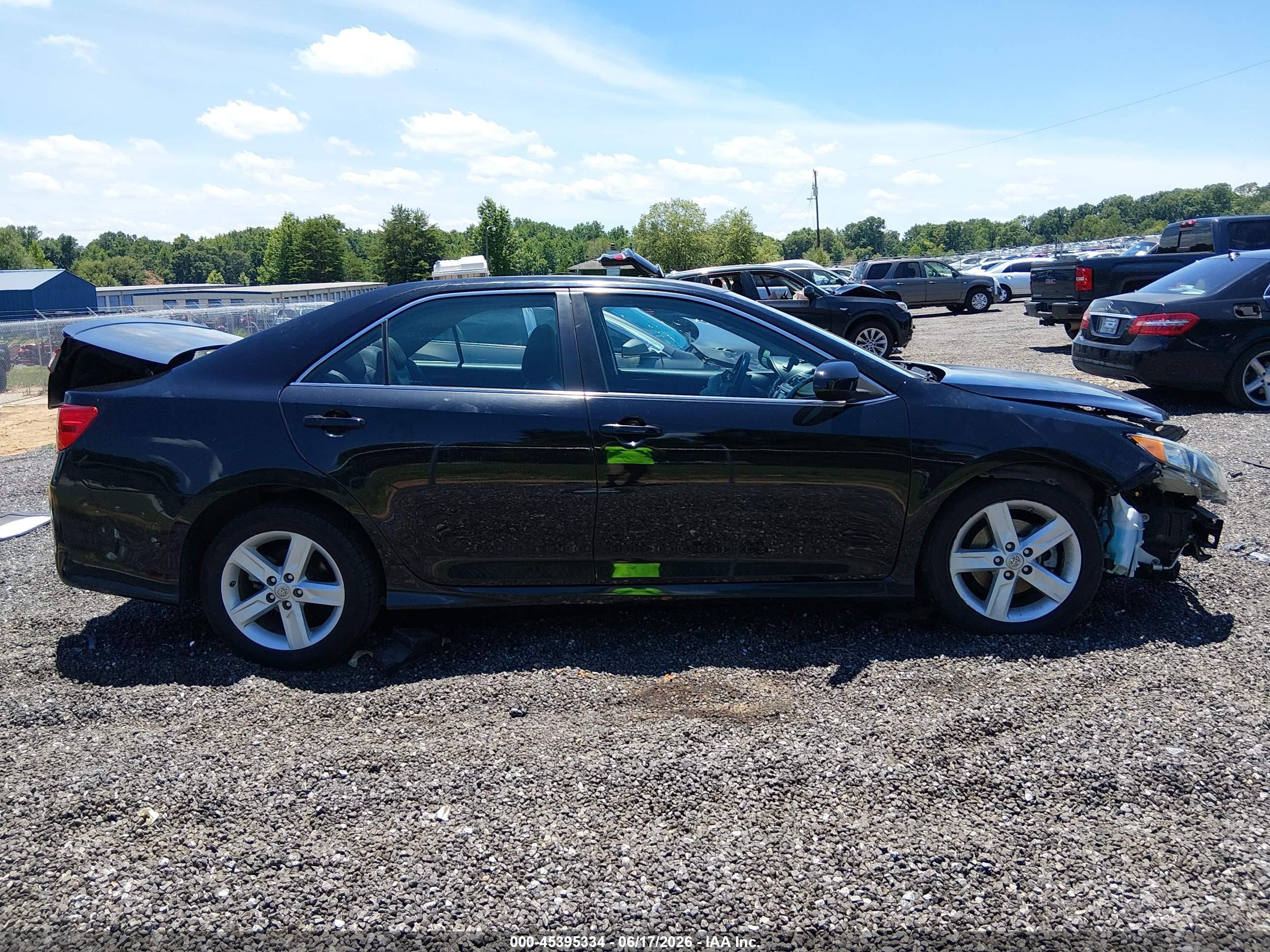 2013 Toyota Camry Se Black vin: 4T1BF1FK5DU701875