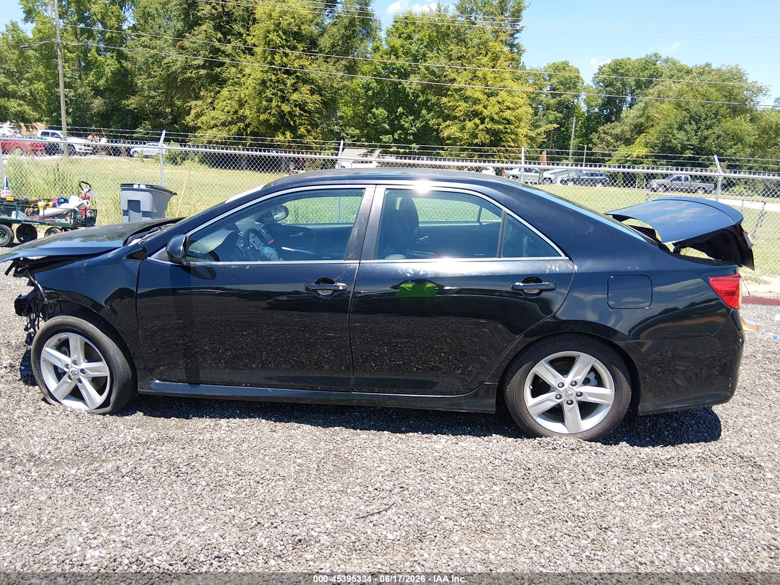 2013 Toyota Camry Se Black vin: 4T1BF1FK5DU701875