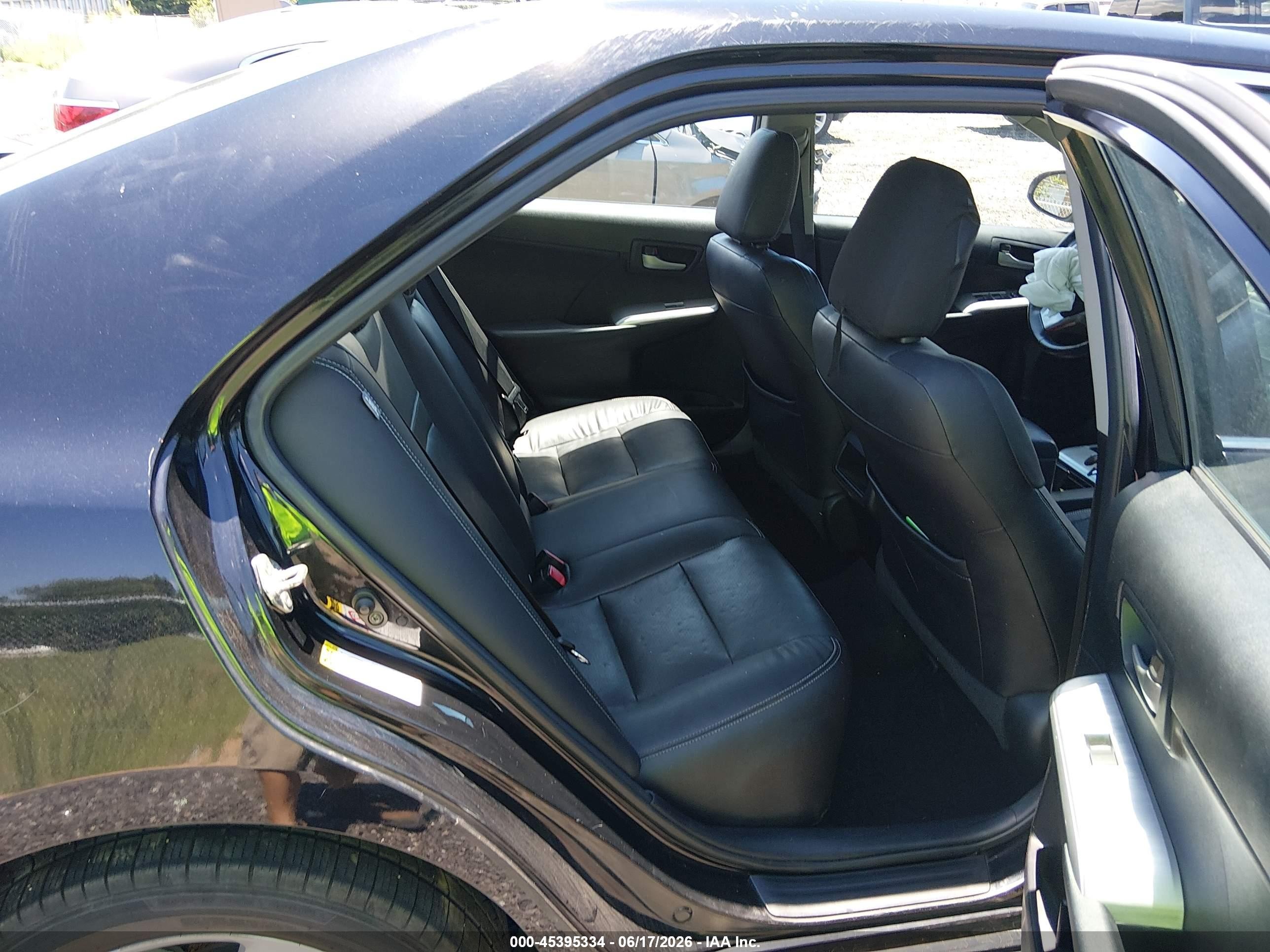 2013 Toyota Camry Se Black vin: 4T1BF1FK5DU701875