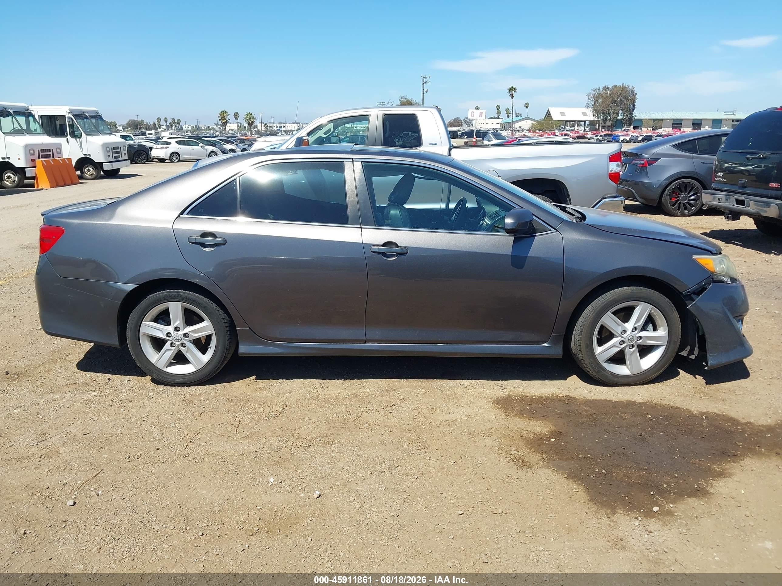 2013 Toyota Camry Se Серый vin: 4T1BF1FK5DU709362