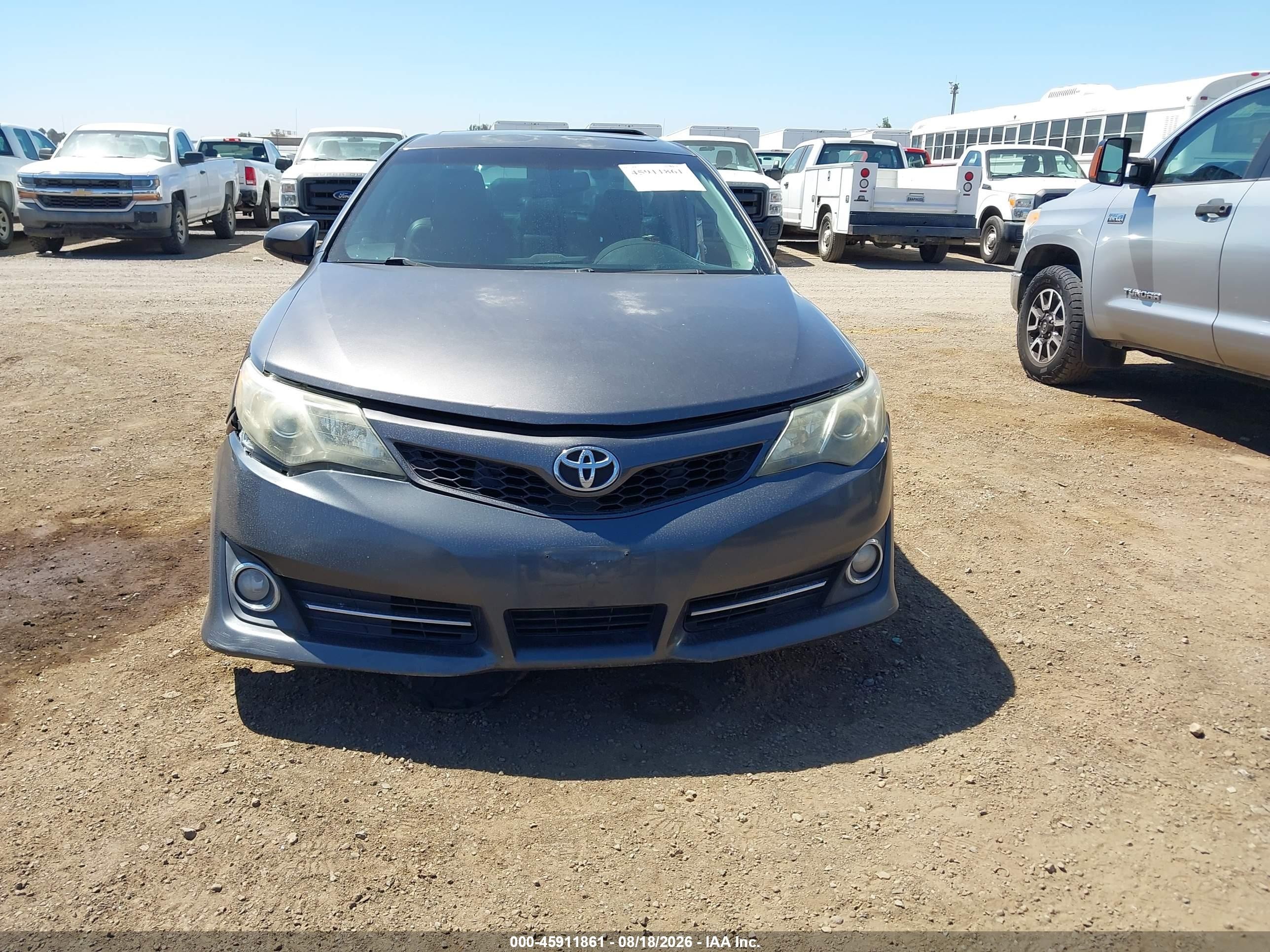 2013 Toyota Camry Se Серый vin: 4T1BF1FK5DU709362