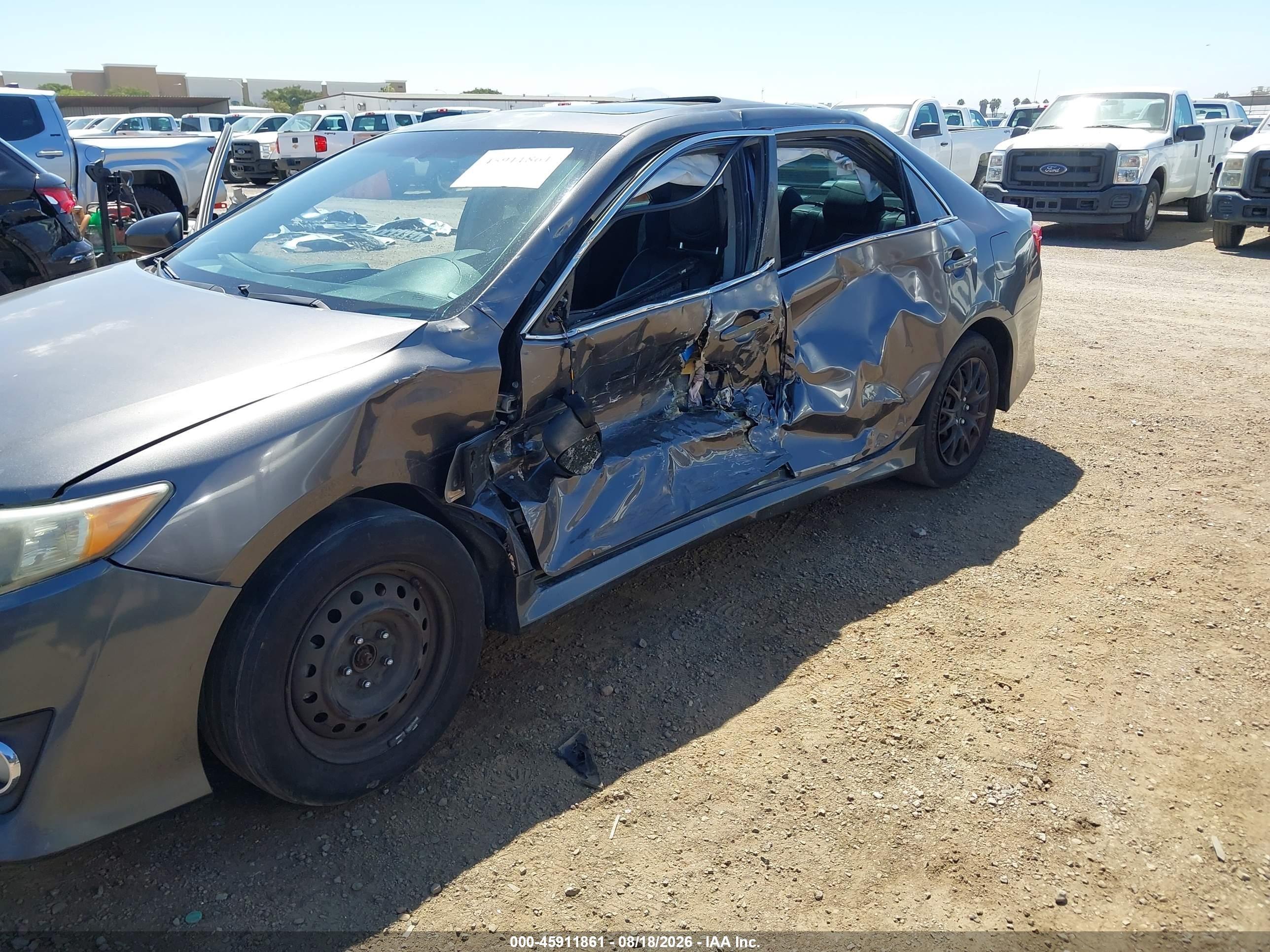 2013 Toyota Camry Se Серый vin: 4T1BF1FK5DU709362