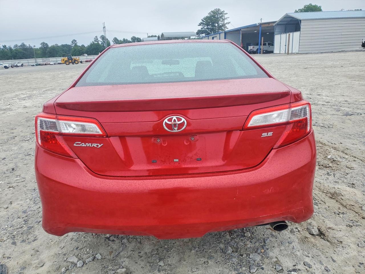 2013 Toyota Camry Se Red vin: 4T1BF1FK5DU709684