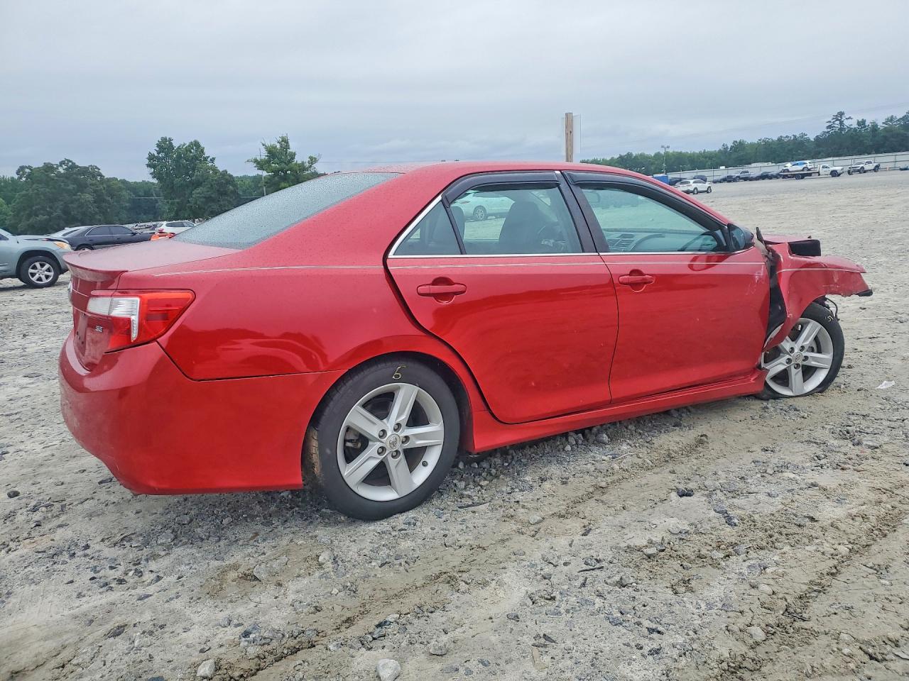 2013 Toyota Camry Se Red vin: 4T1BF1FK5DU709684