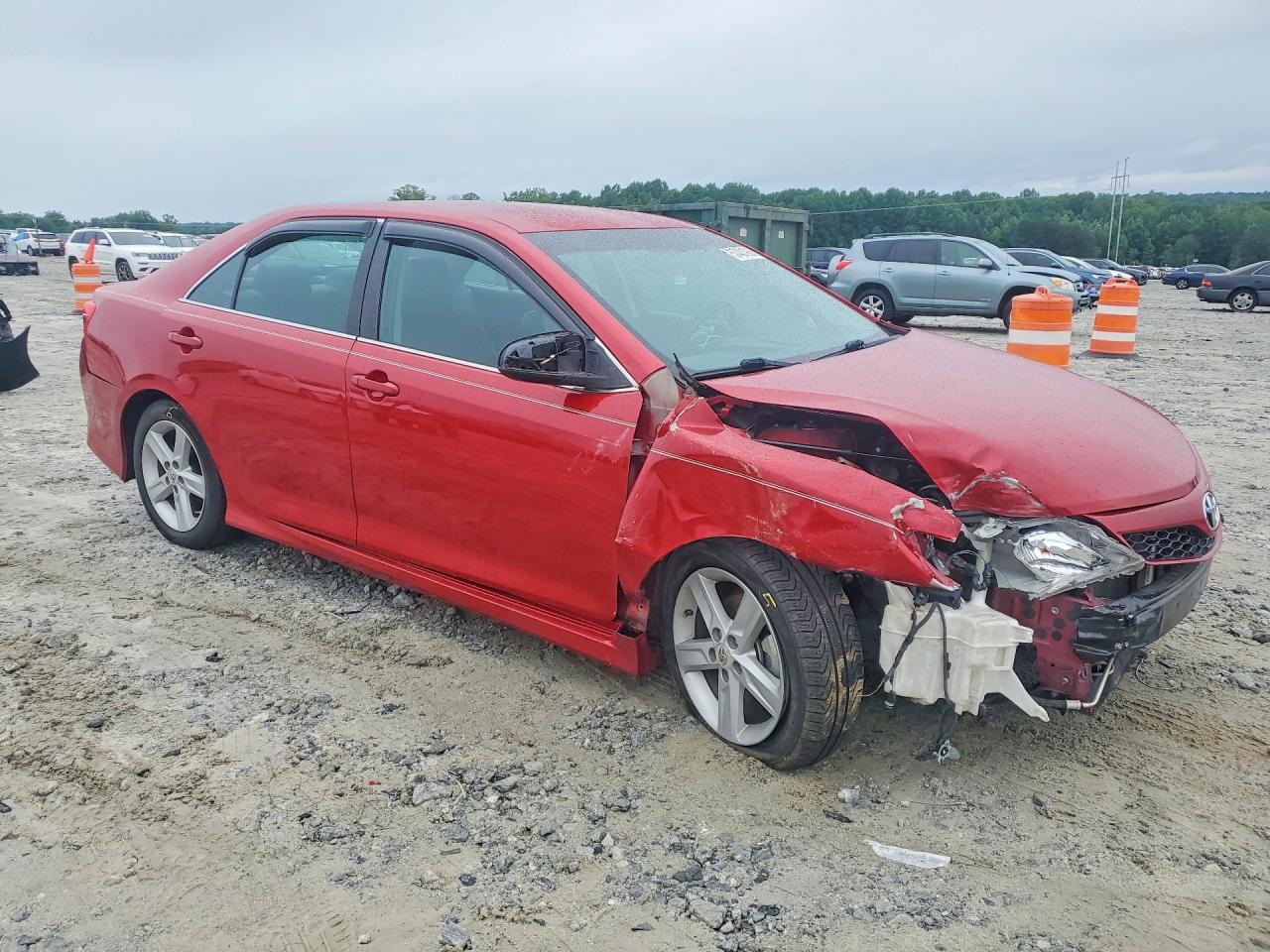 2013 Toyota Camry Se Red vin: 4T1BF1FK5DU709684
