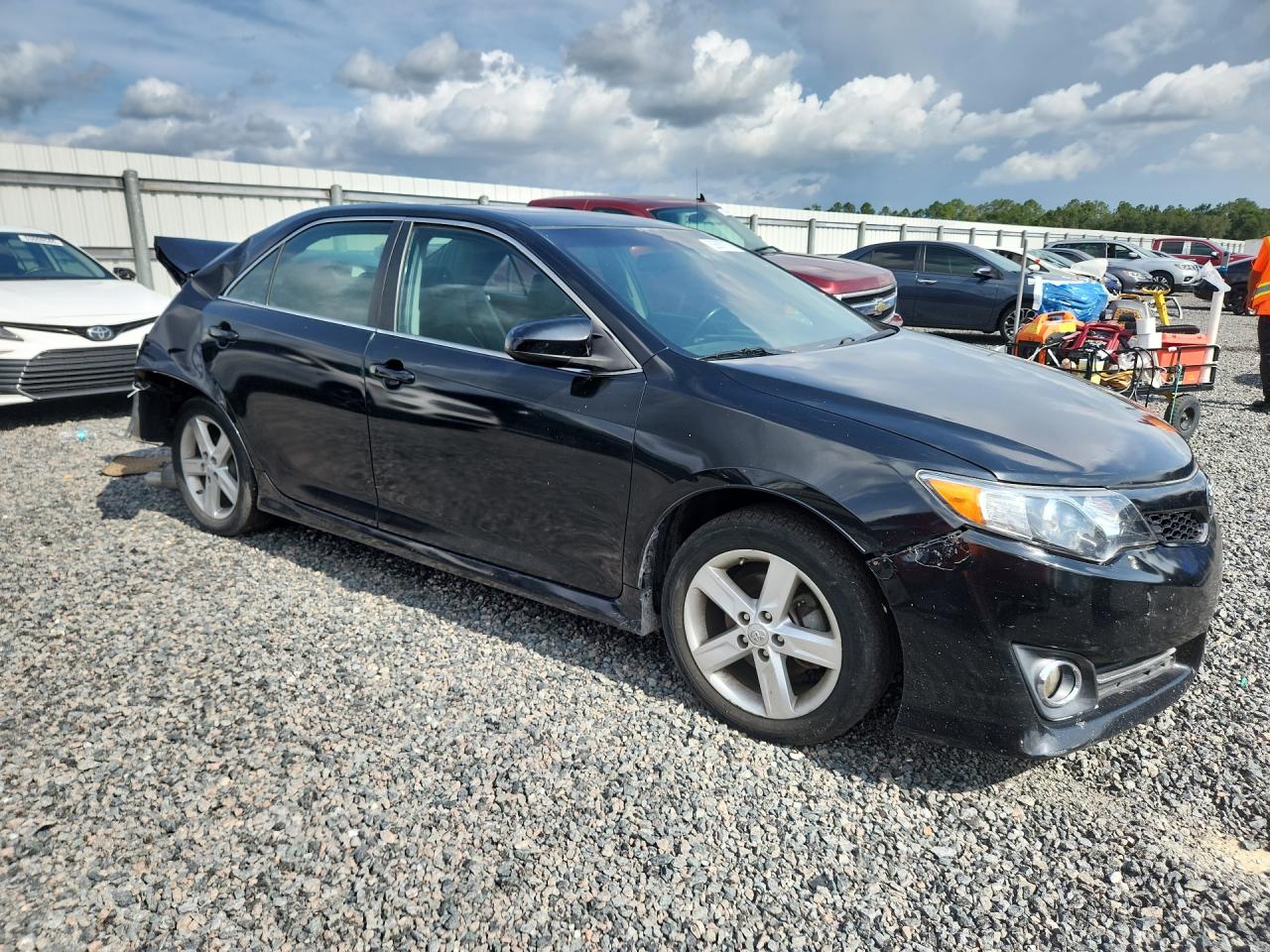 2013 Toyota Camry Se Black vin: 4T1BF1FK5DU713153