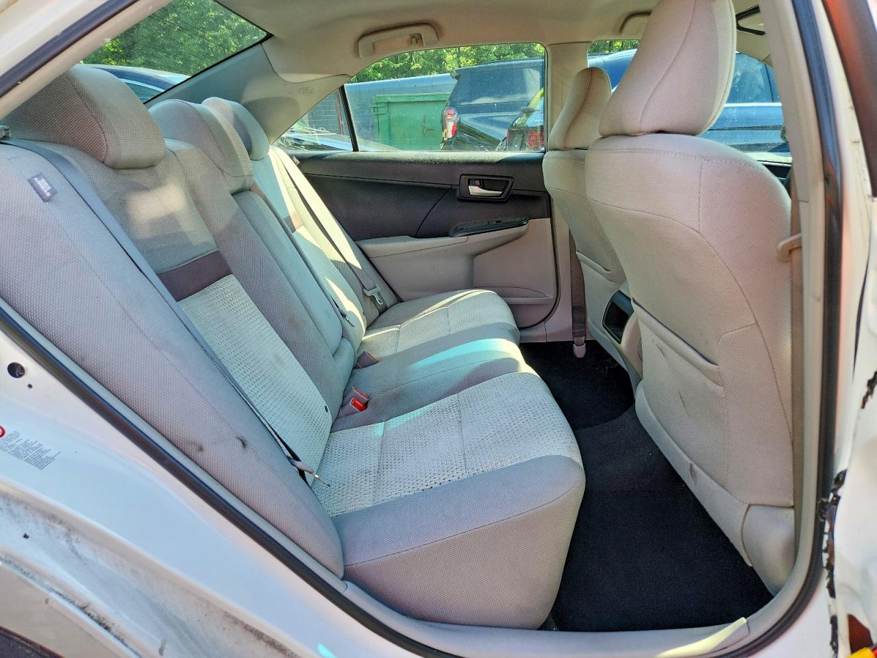 2013 Toyota Camry Le White vin: 4T1BF1FK5DU718871