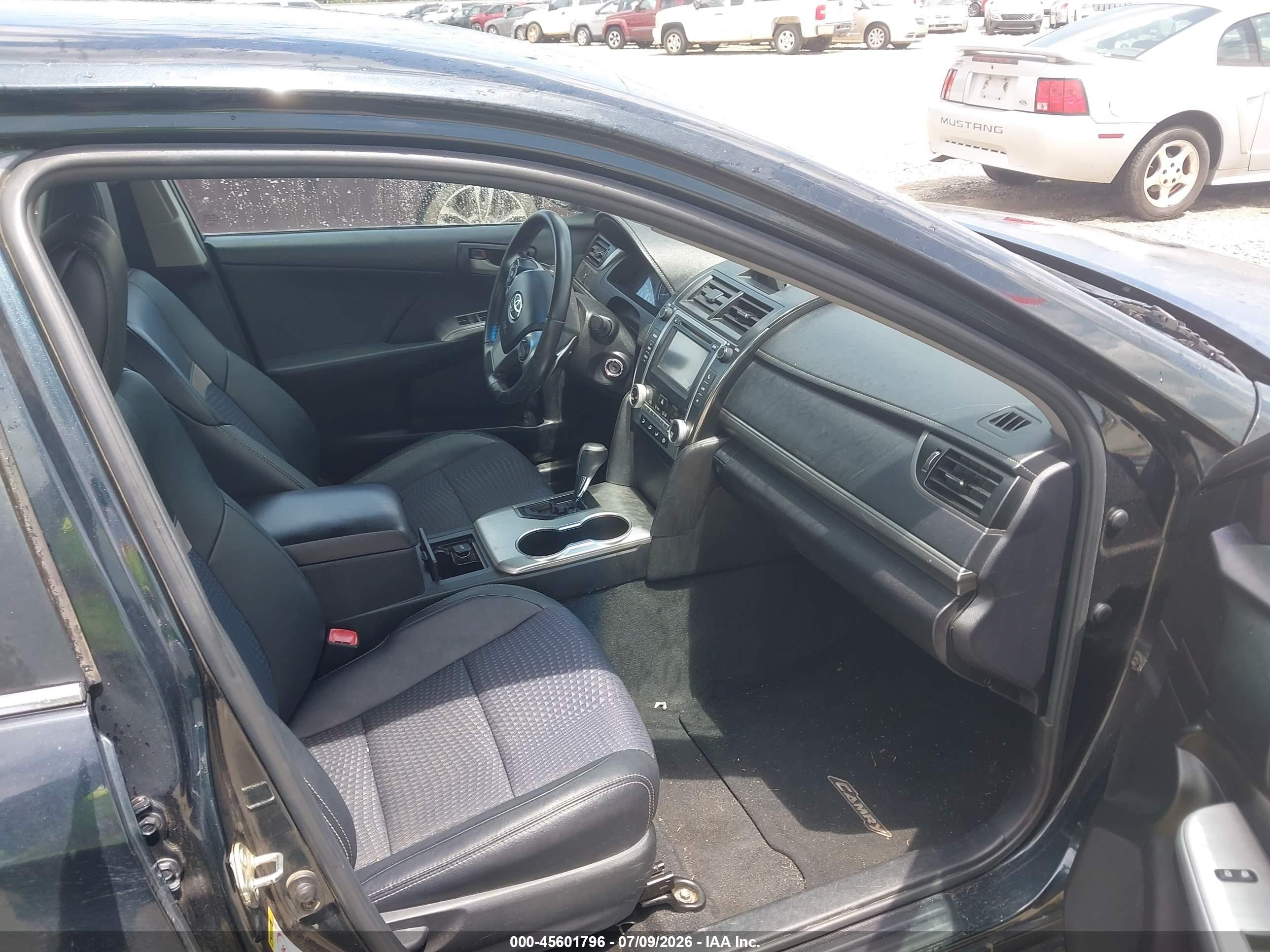 2013 Toyota Camry Se Black vin: 4T1BF1FK5DU722533