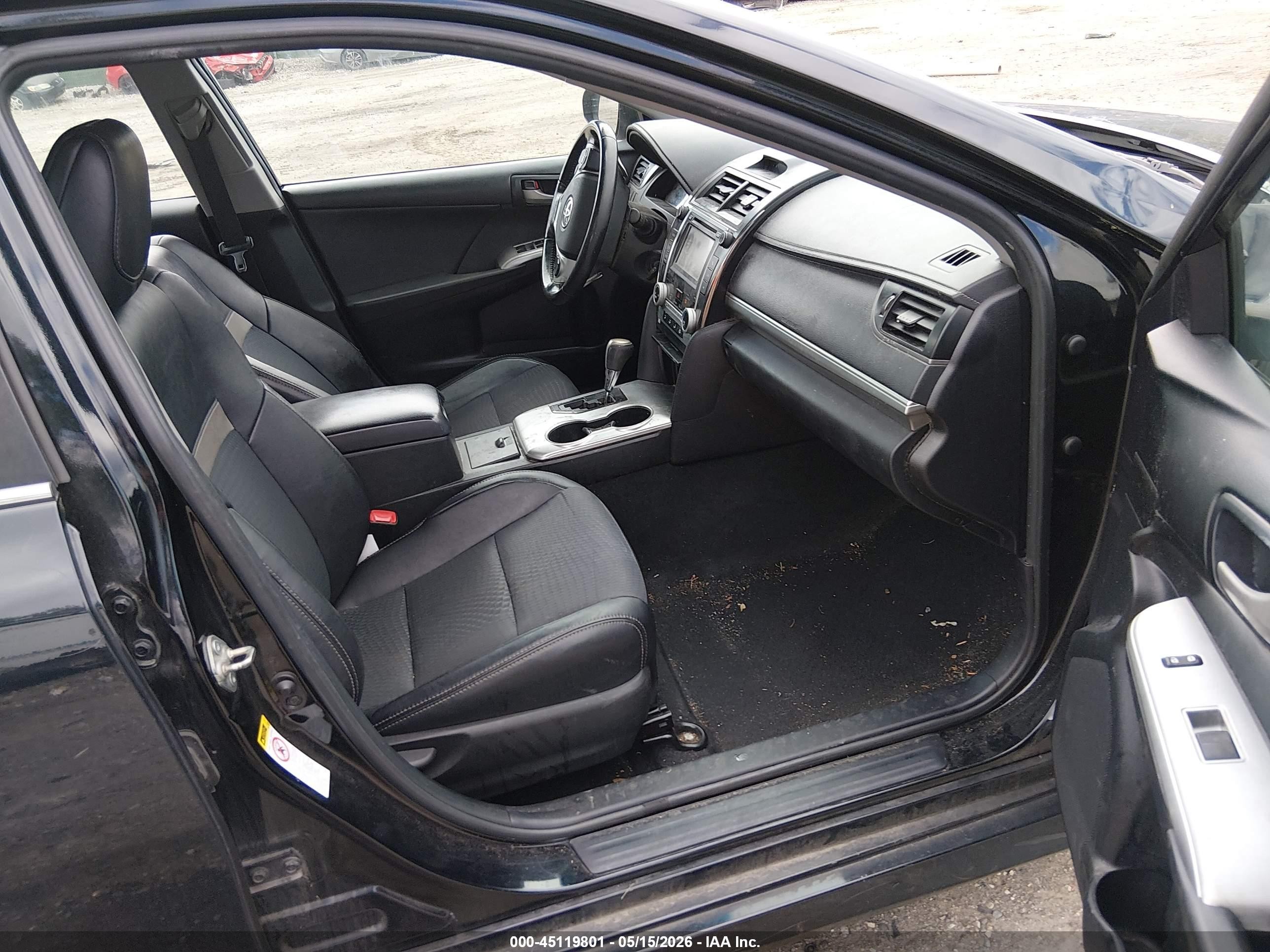 2014 Toyota Camry Se Черный vin: 4T1BF1FK5EU313837