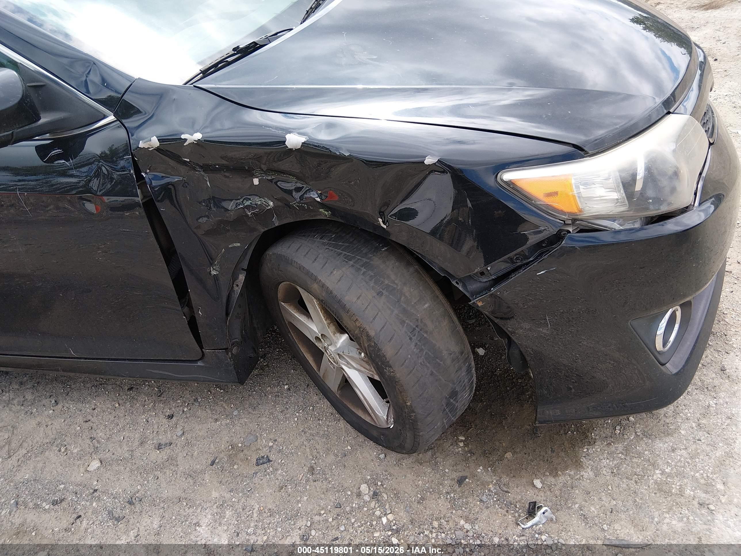 2014 Toyota Camry Se Черный vin: 4T1BF1FK5EU313837