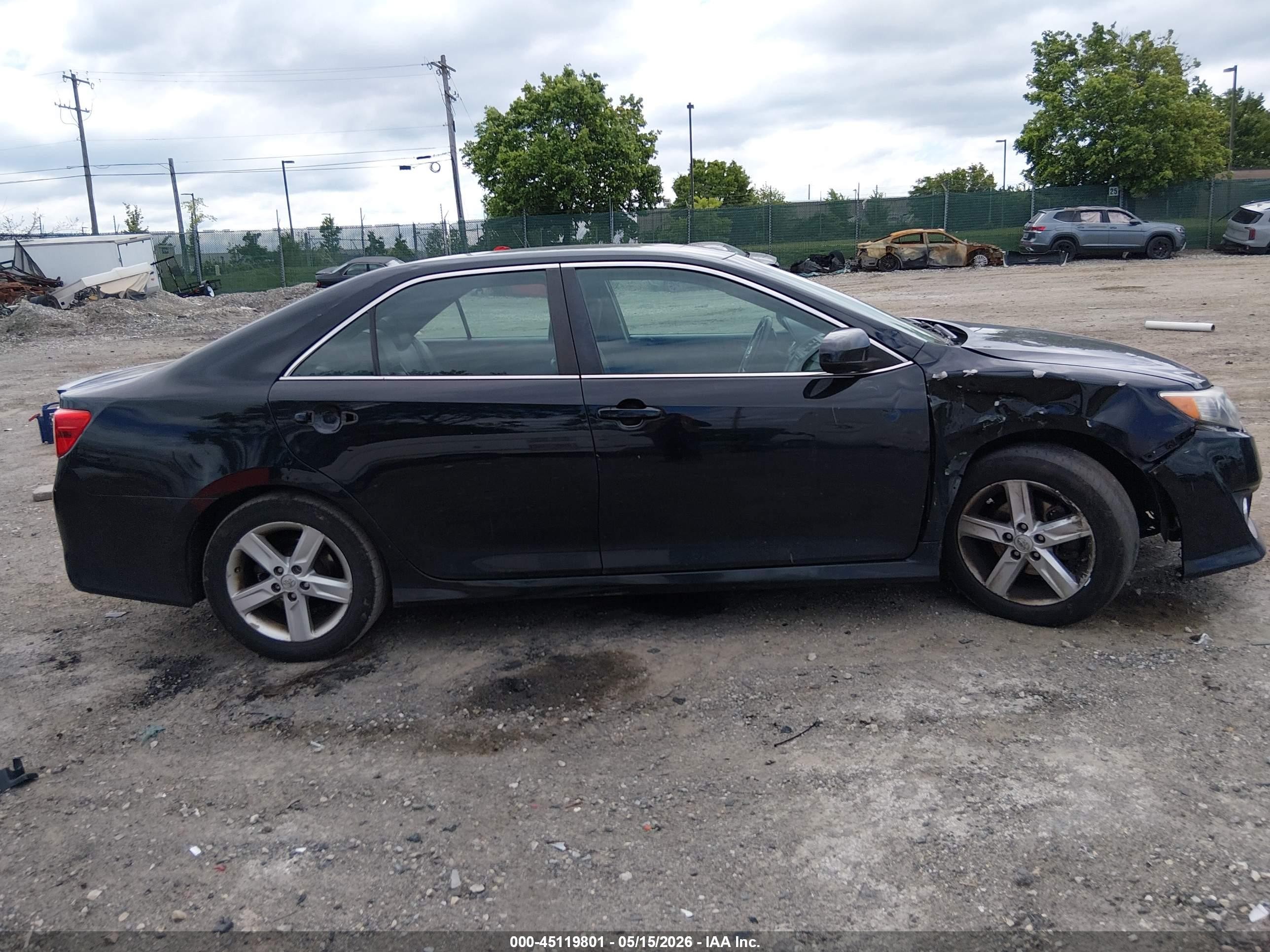 2014 Toyota Camry Se Черный vin: 4T1BF1FK5EU313837