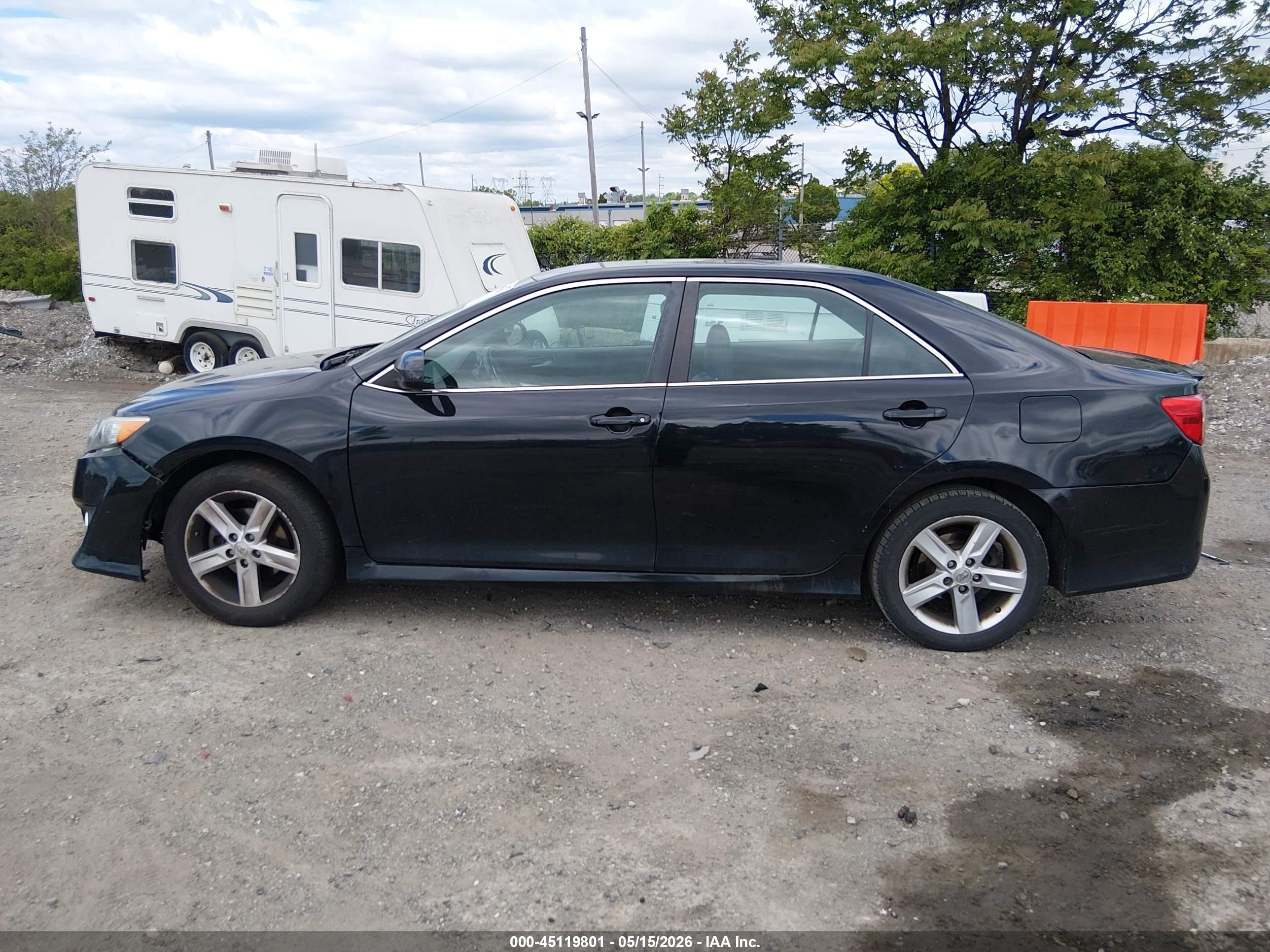 2014 Toyota Camry Se Черный vin: 4T1BF1FK5EU313837