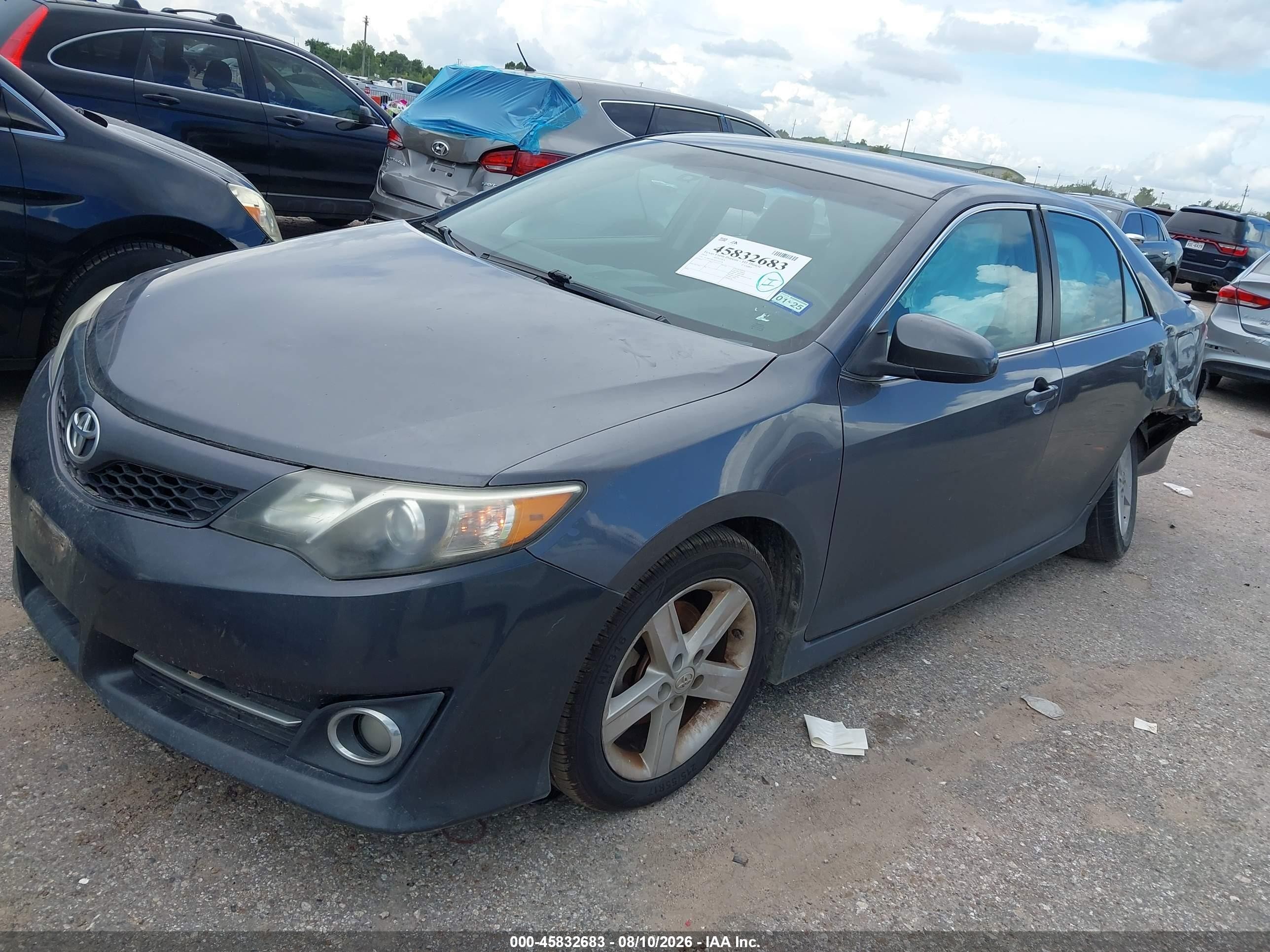 2014 Toyota Camry Se Gray vin: 4T1BF1FK5EU314728