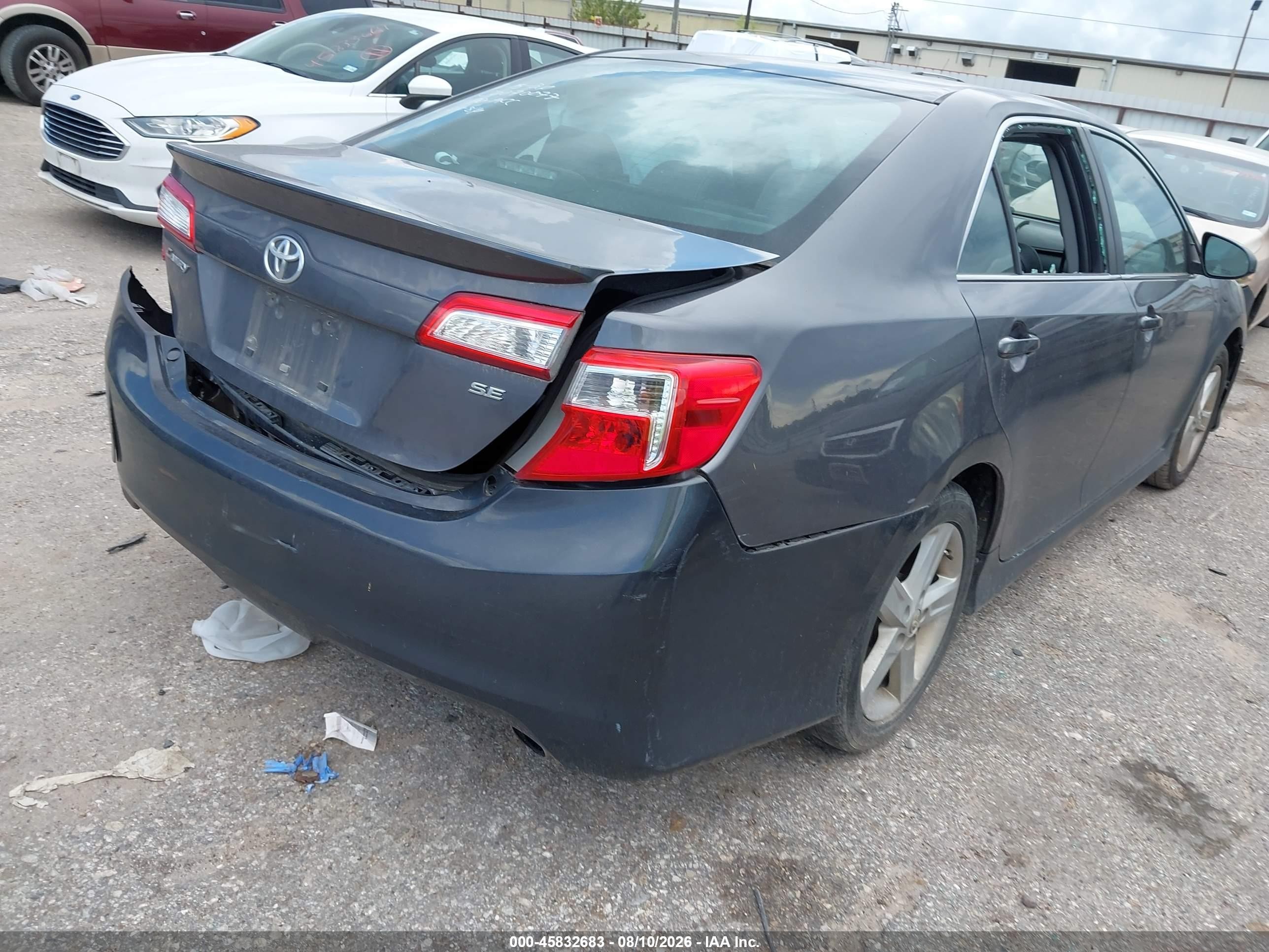 2014 Toyota Camry Se Gray vin: 4T1BF1FK5EU314728