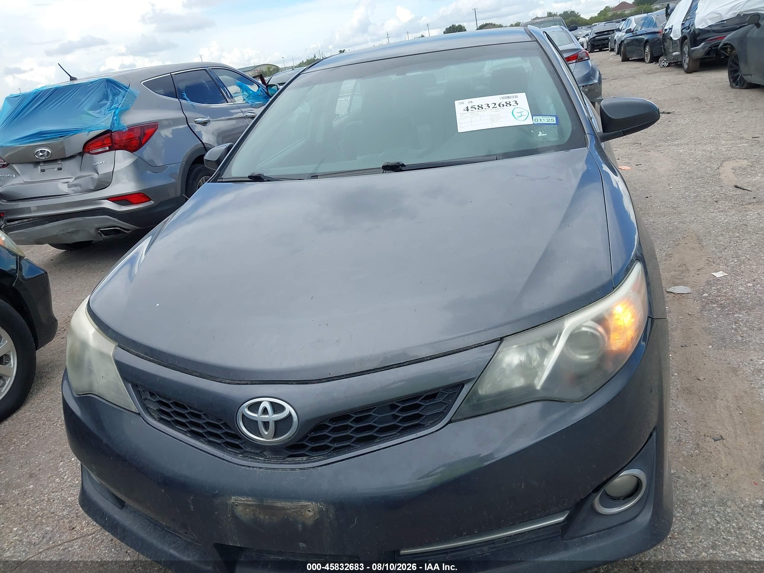 2014 Toyota Camry Se Gray vin: 4T1BF1FK5EU314728