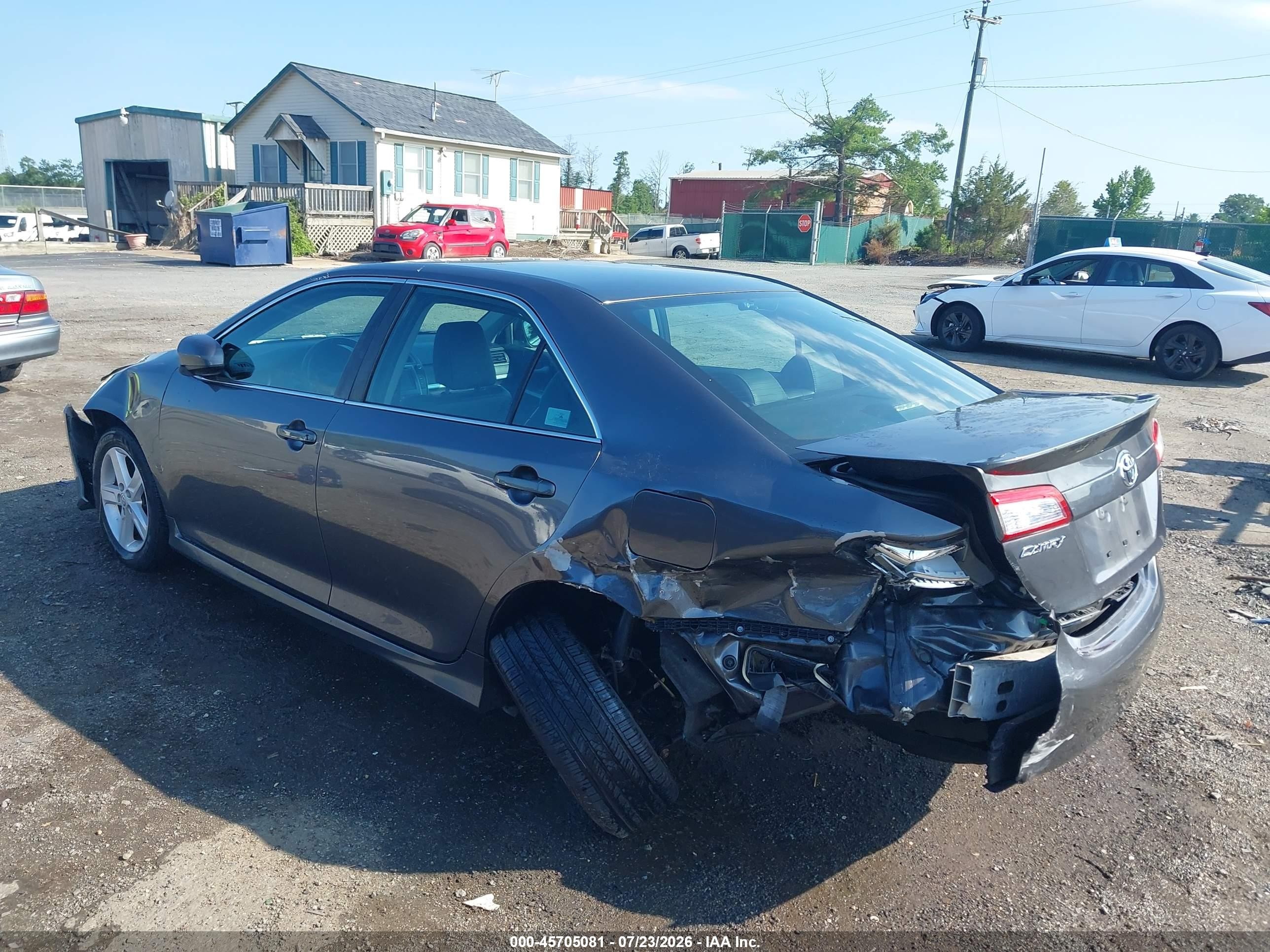 2014 Toyota Camry Se Серый vin: 4T1BF1FK5EU321100