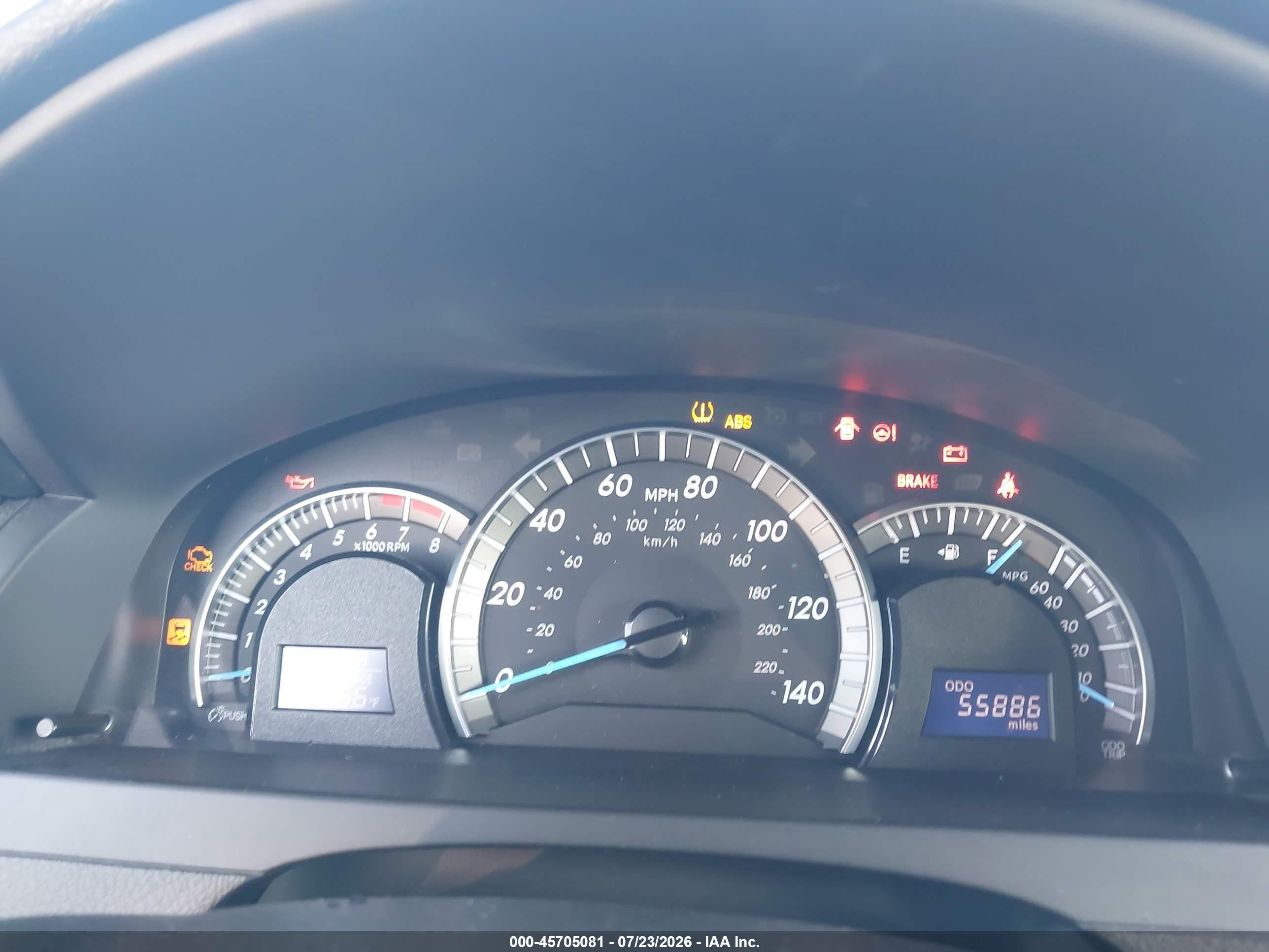 2014 Toyota Camry Se Серый vin: 4T1BF1FK5EU321100
